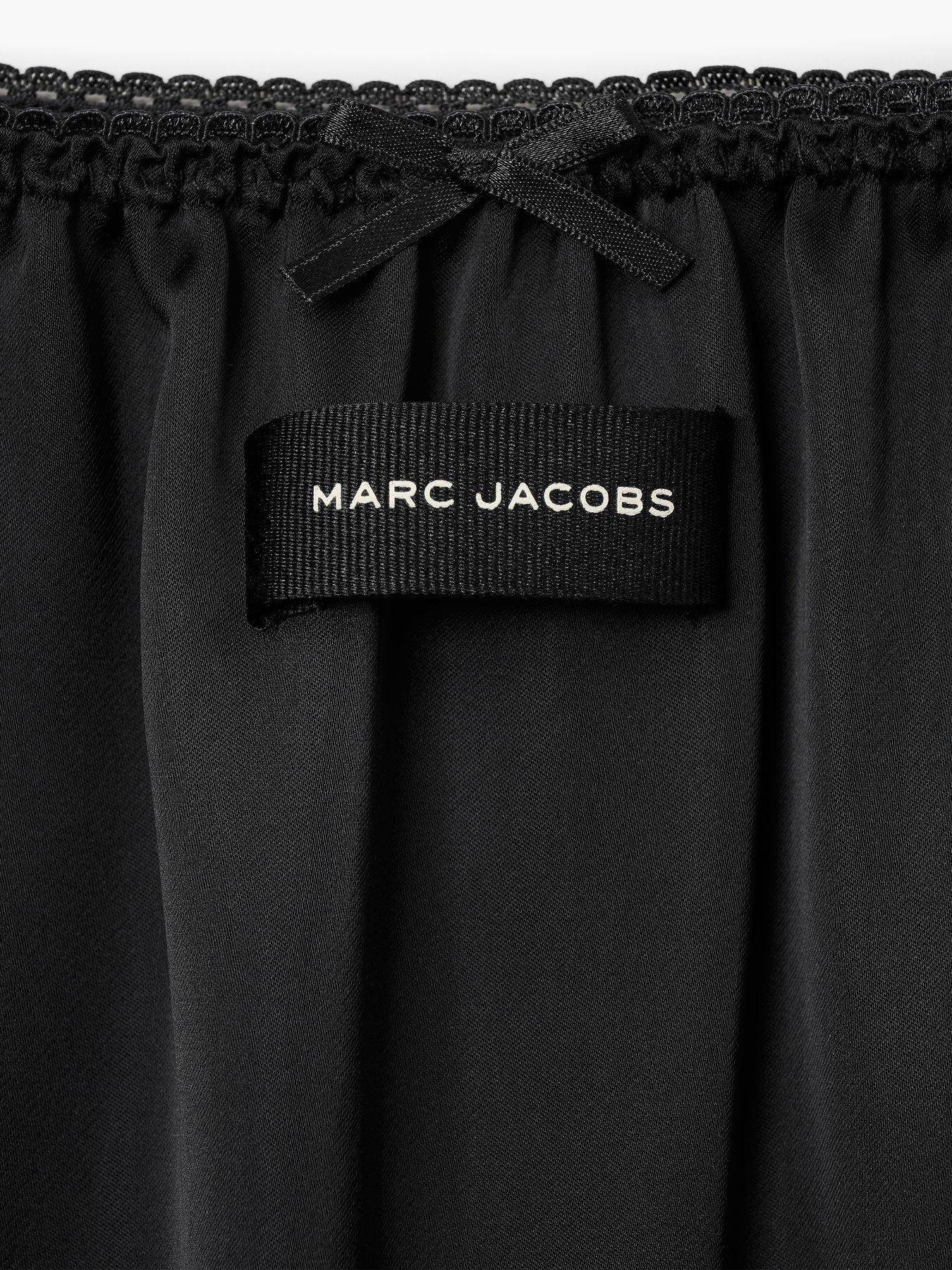 Image 4 of 5 of MARC JACOBS Satin Slip Skirt - Black