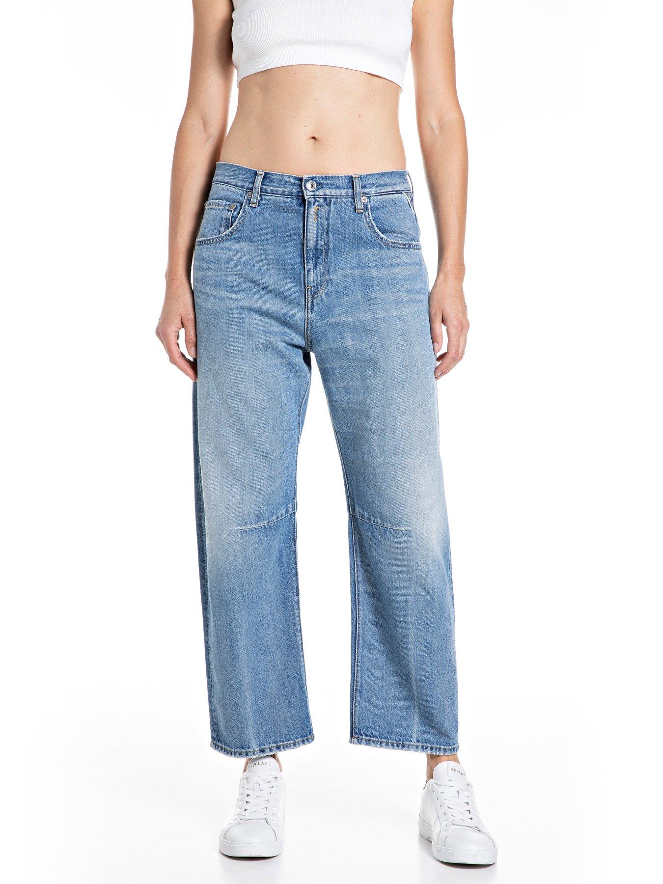 Image 1 of 3 of Replay Barrel Jean