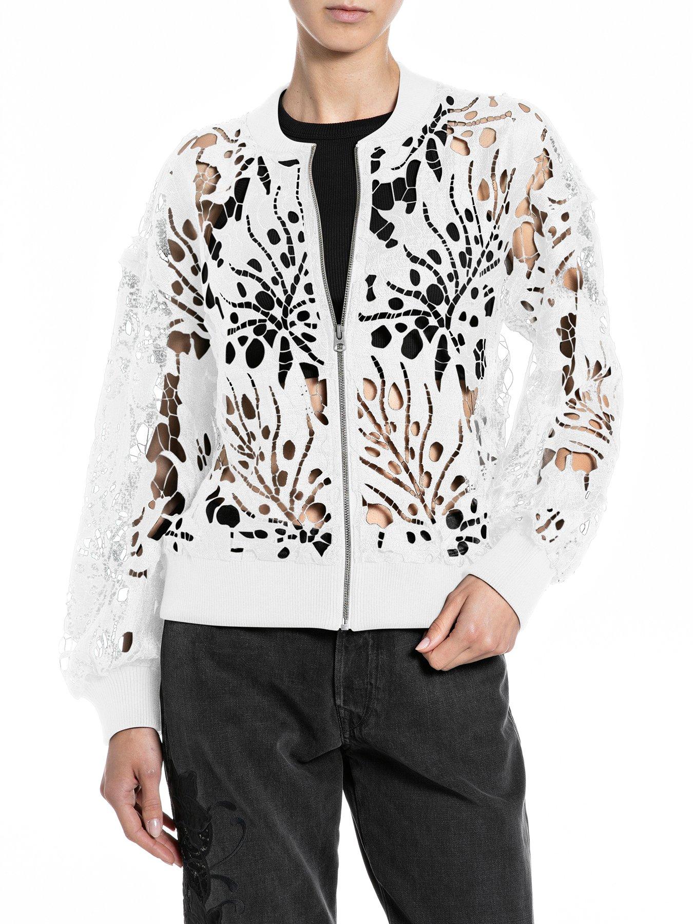Replay Lace Bomber Jacket