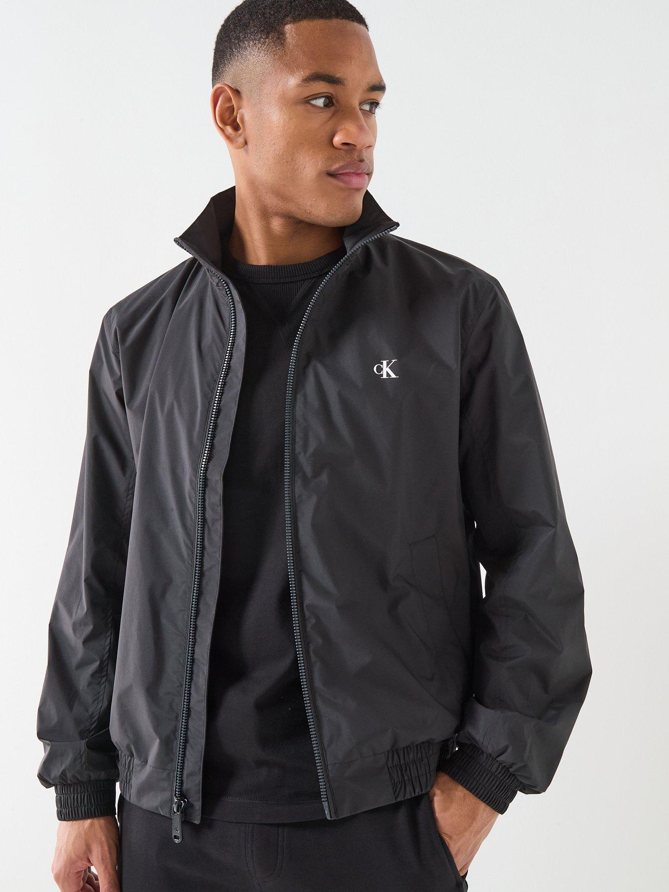 Calvin Klein Jeans Unfilled Nylon Harrington Jacket - Black
