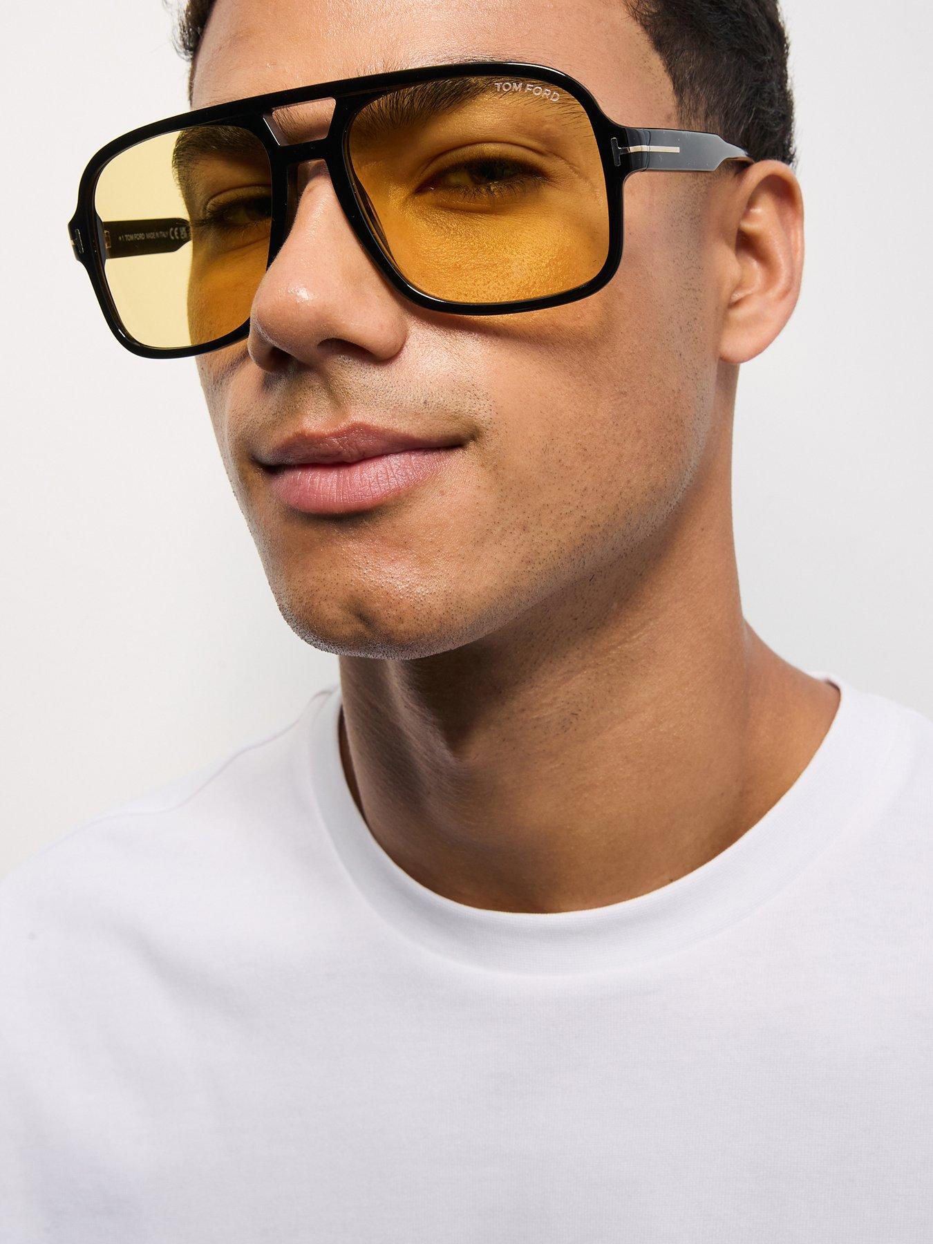 Image 1 of 7 of Tom Ford Falconer Sunglasses - Black