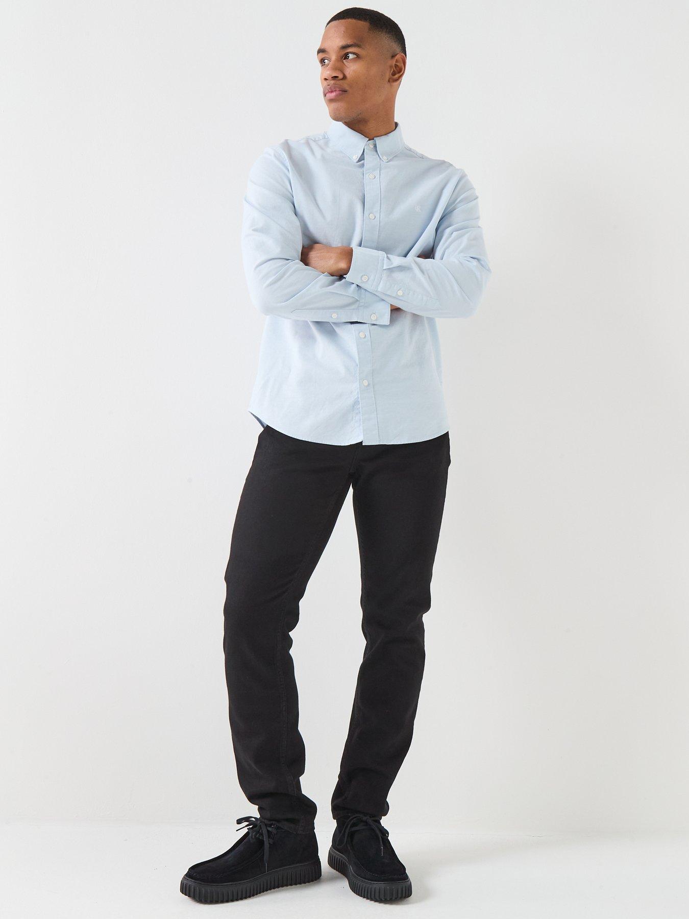 Image 5 of 5 of Calvin Klein Jeans Slim Taper Fit - Black