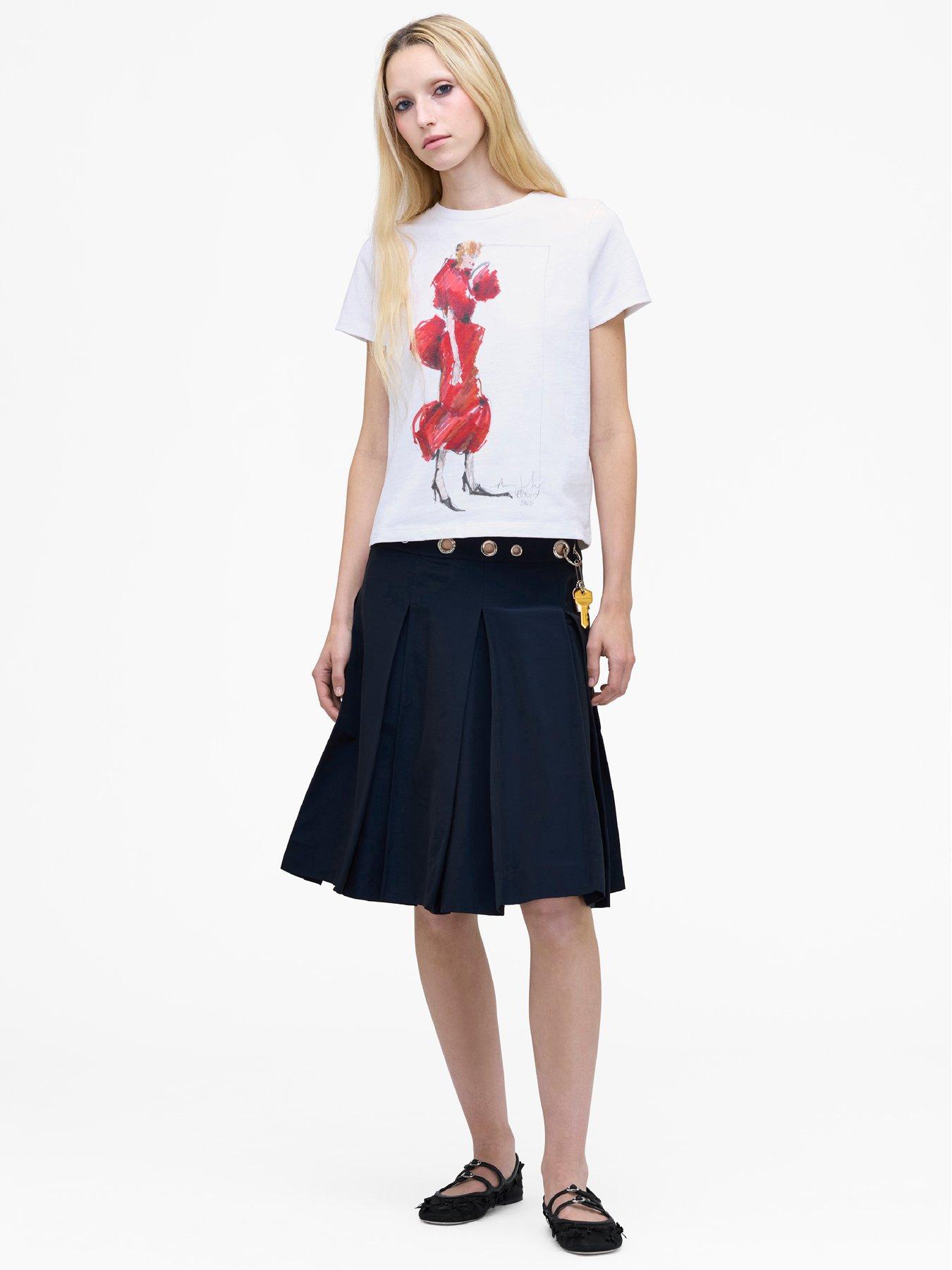 MARC JACOBS Look 33 Baby Tee - White