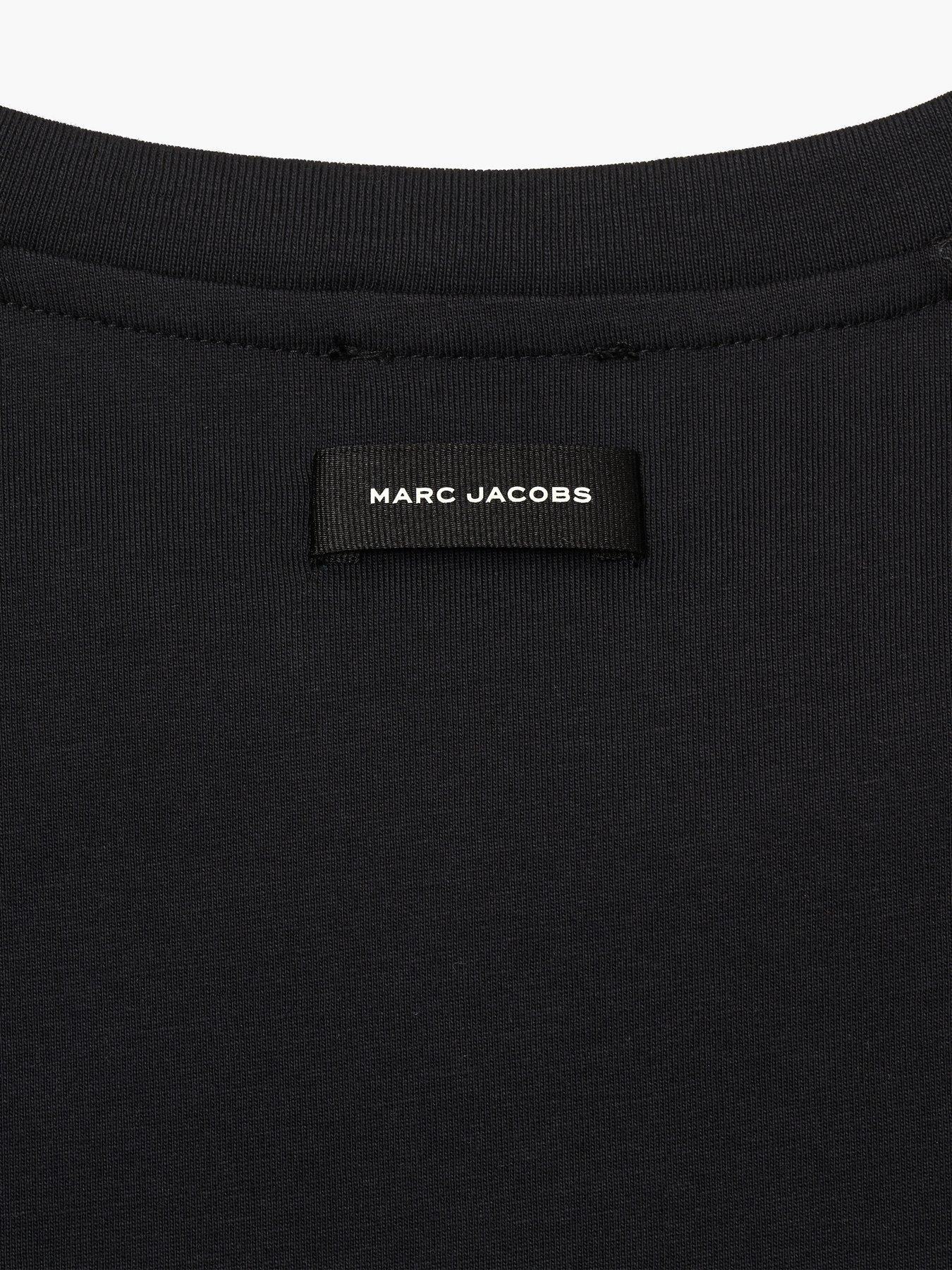 Image 6 of 6 of MARC JACOBS Kiss Logo Shrunken T-Shirt - Black