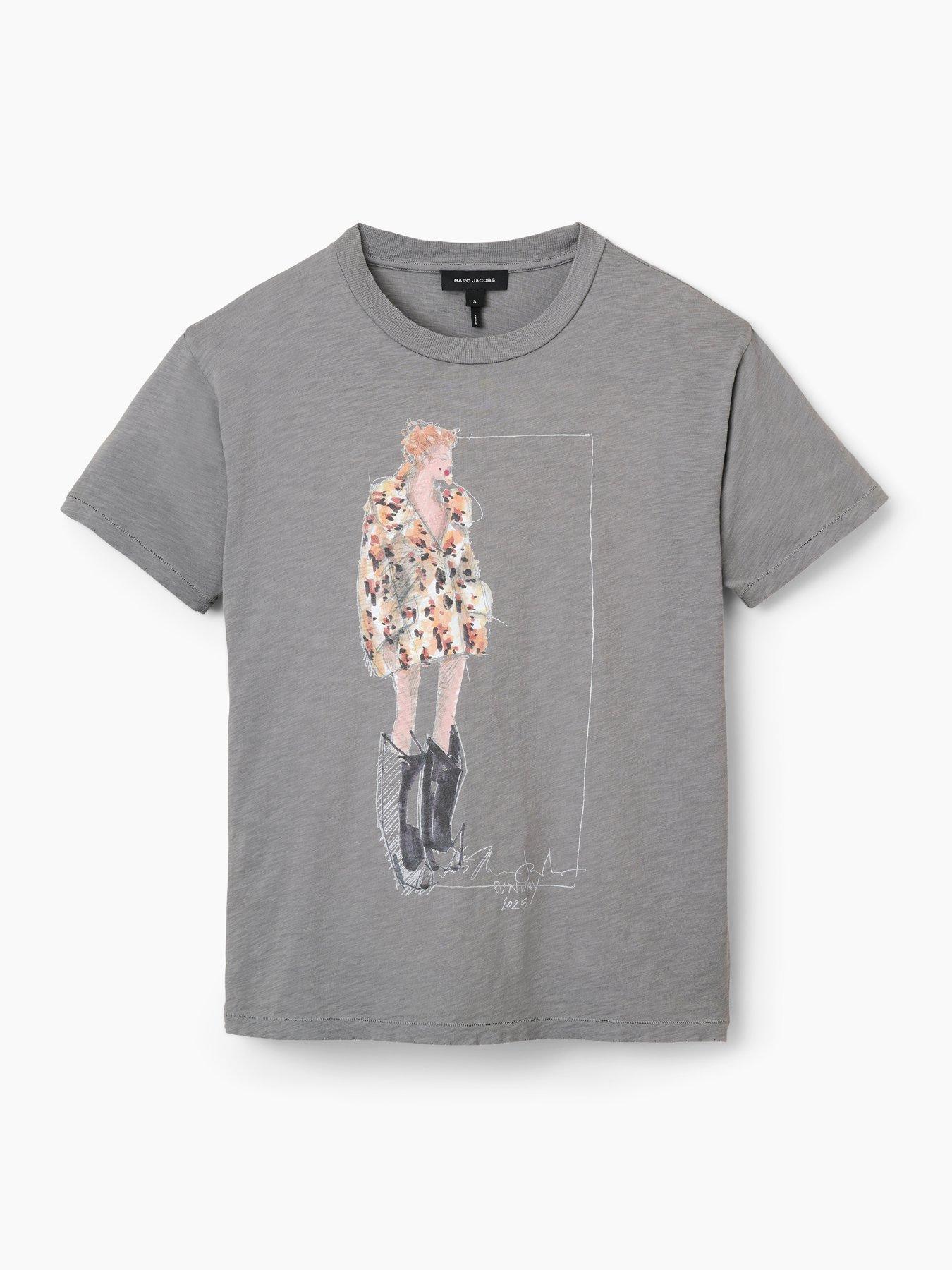 Image 3 of 5 of MARC JACOBS Look 22 Oversized Tee - Grey