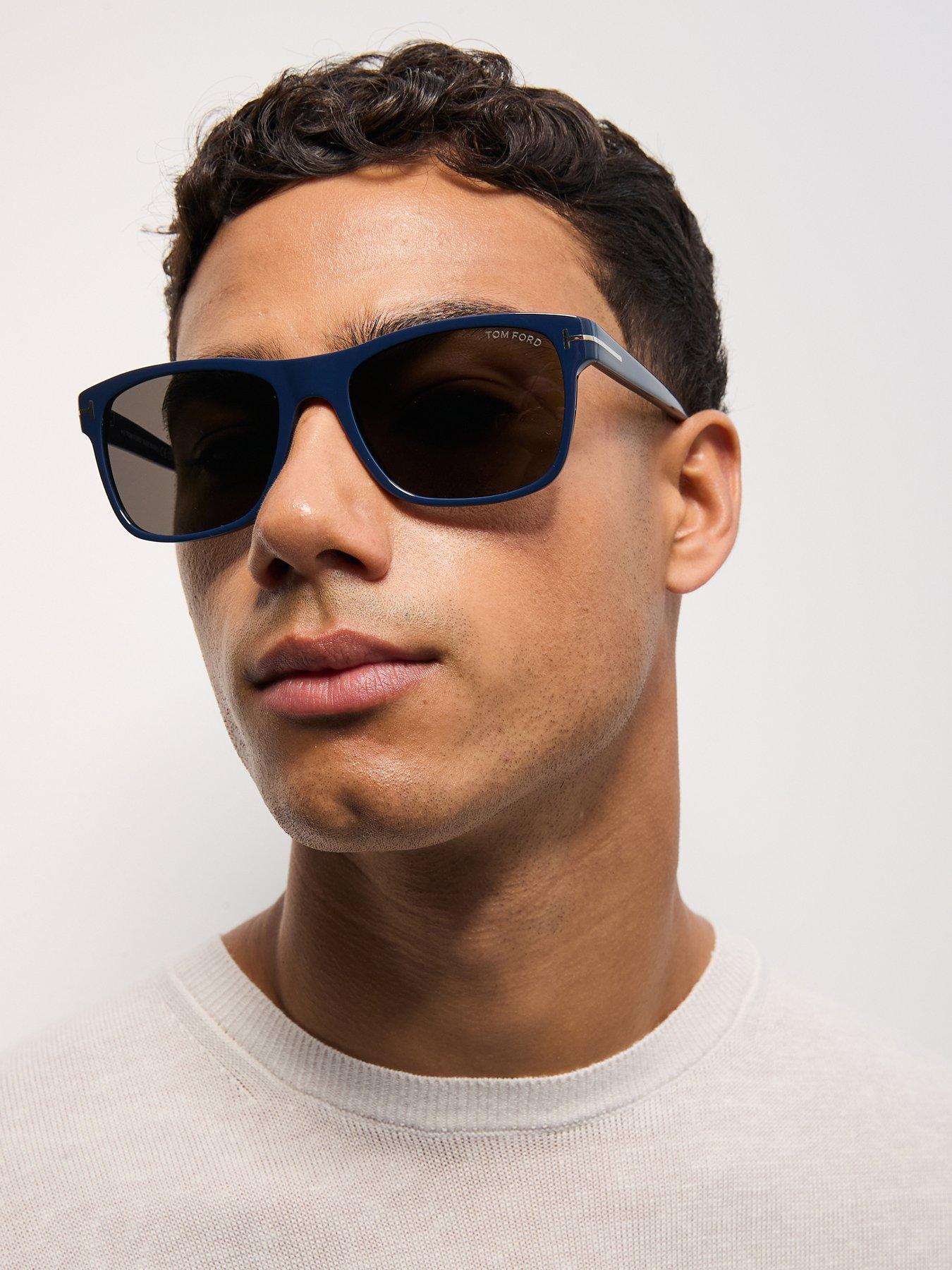 Image 1 of 7 of Tom Ford Giulio Sunglasses - Blue