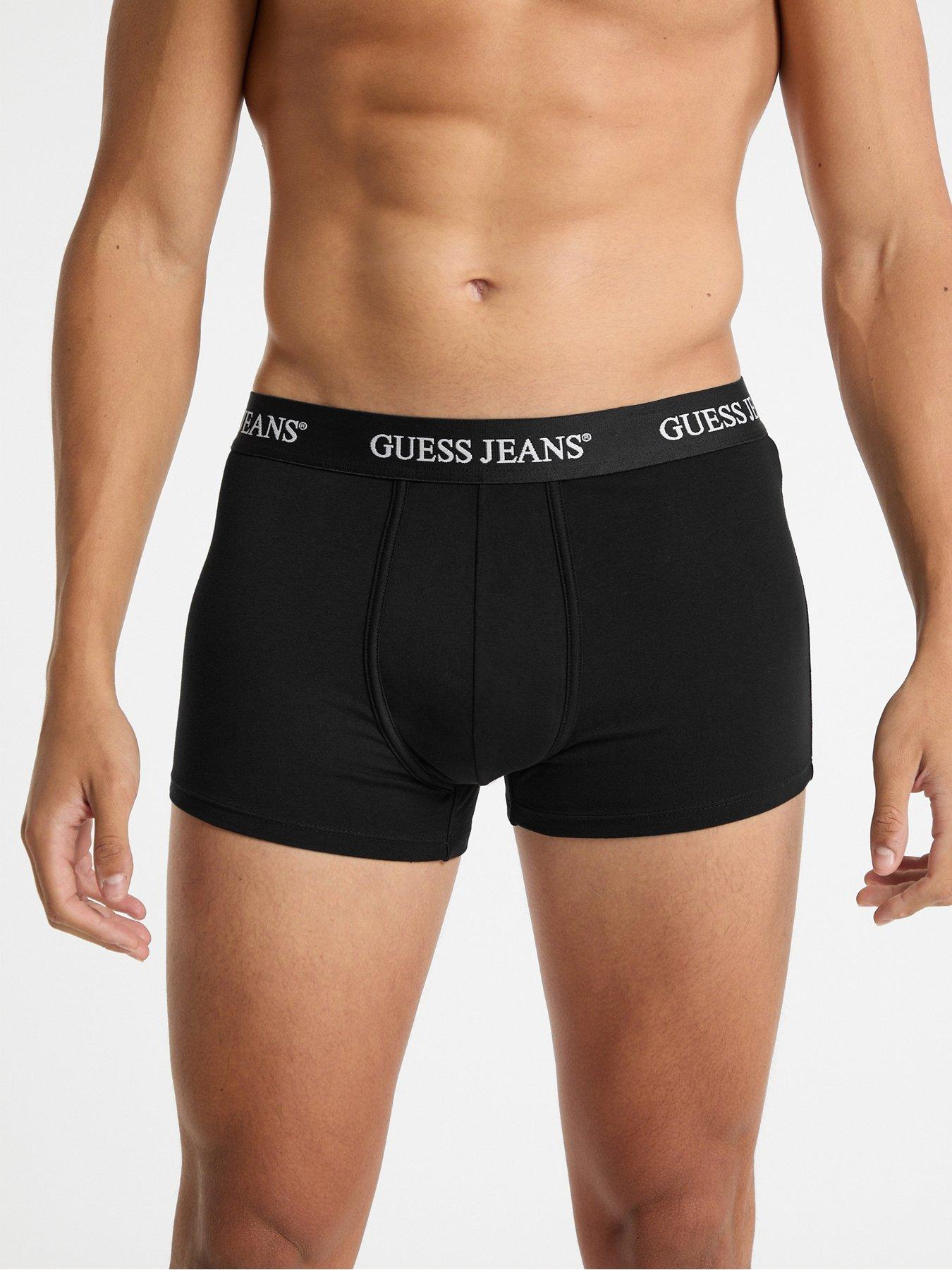 Image 3 of 3 of Guess Jeans 3 Pack Trunks - Black