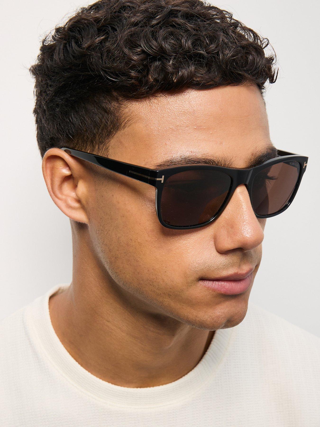Image 7 of 7 of Tom Ford Giulio Sunglasses - Black