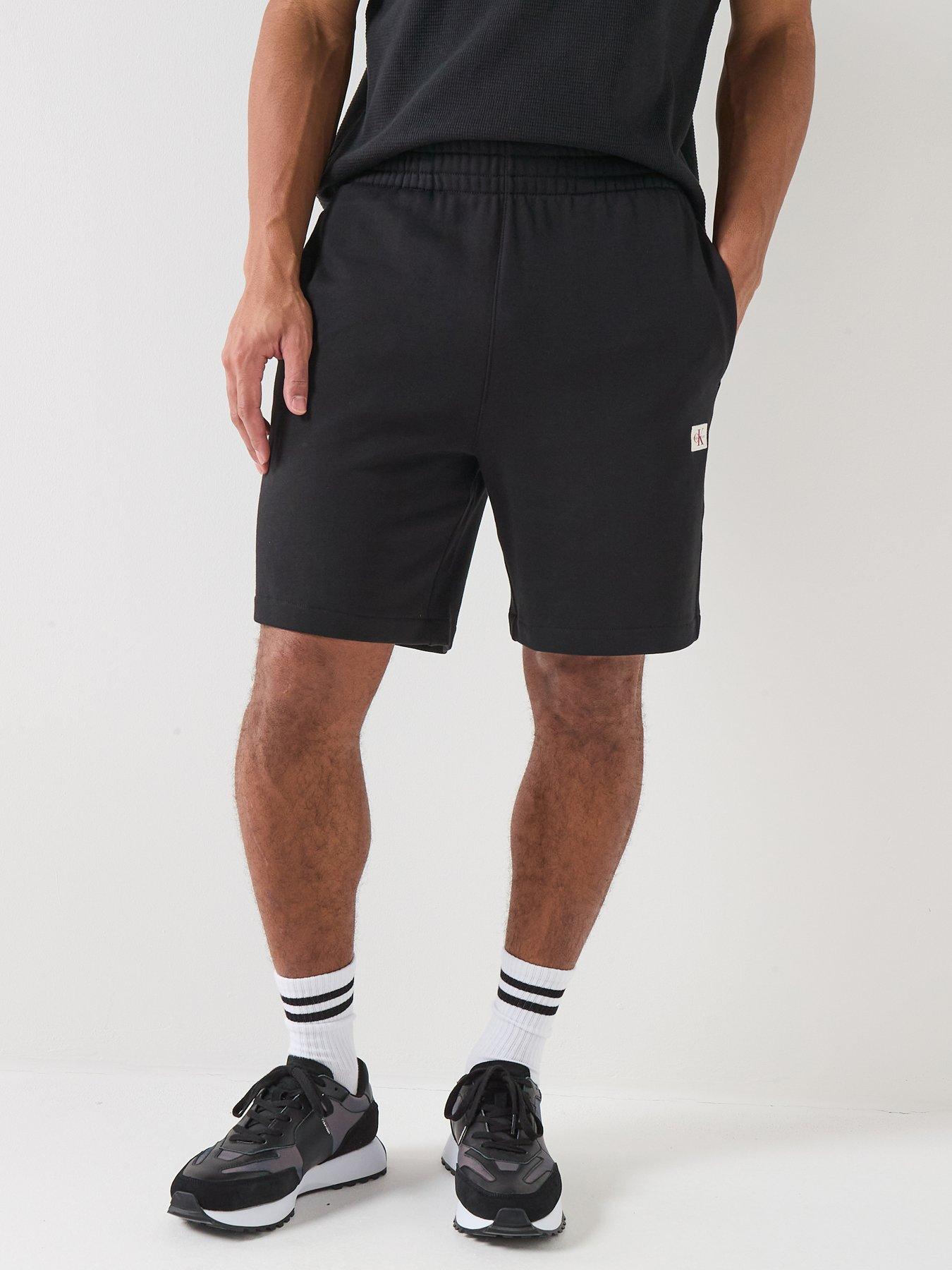 calvin-klein-jeans-sweat-badge-short-shorts-black