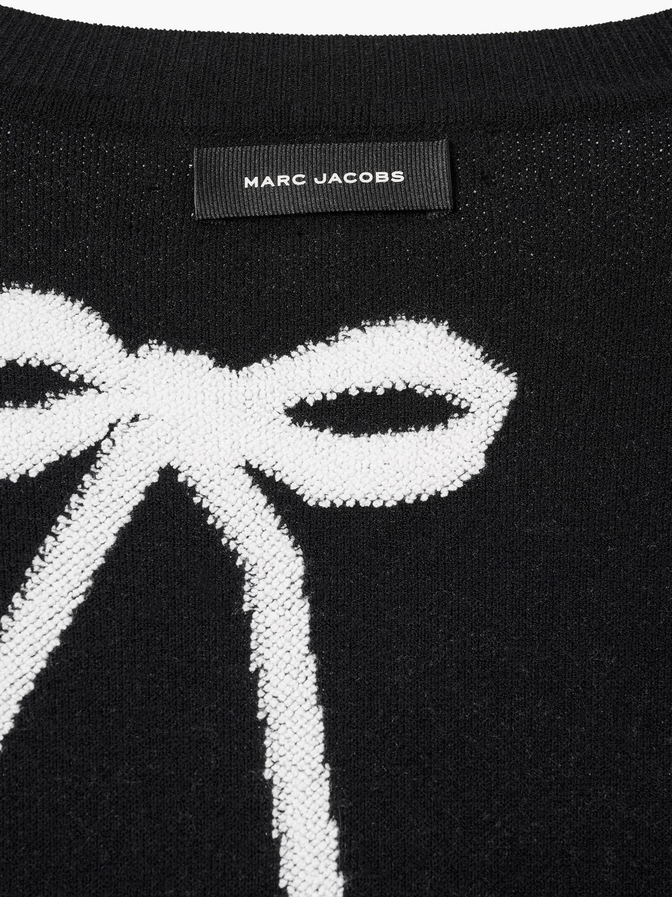 Image 3 of 5 of MARC JACOBS Bow Jacquard Sweater - Black