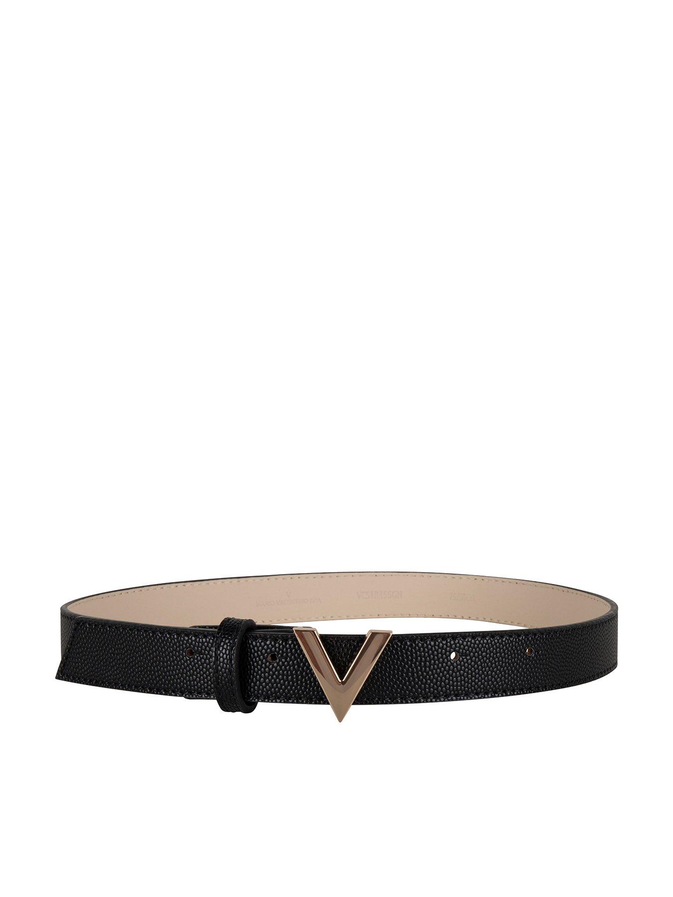 Valentino Divina Belt, Black, Size M, Women
