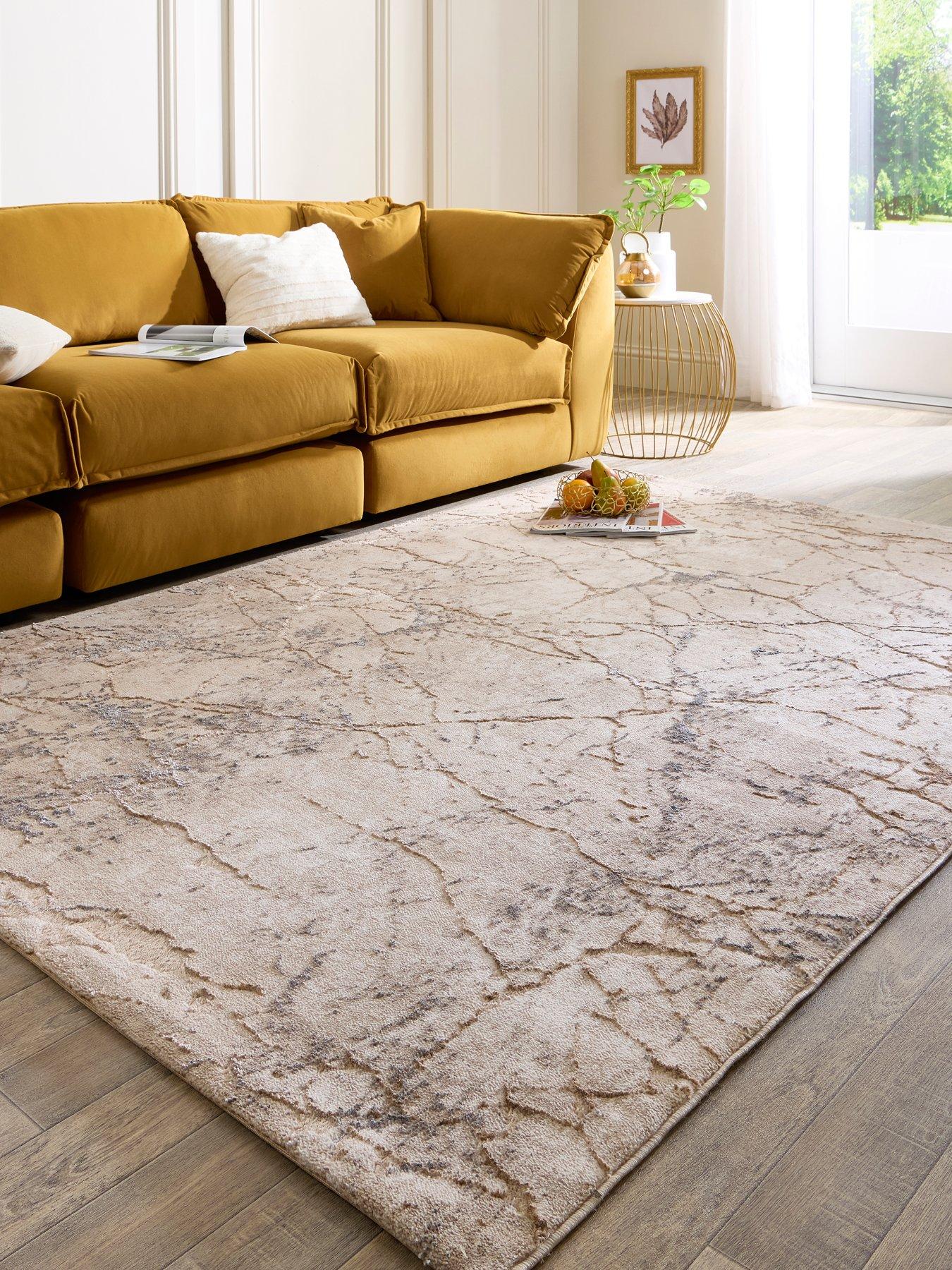 Image 1 of 5 of The Very Collection Calacatta Earth/Natural Rug