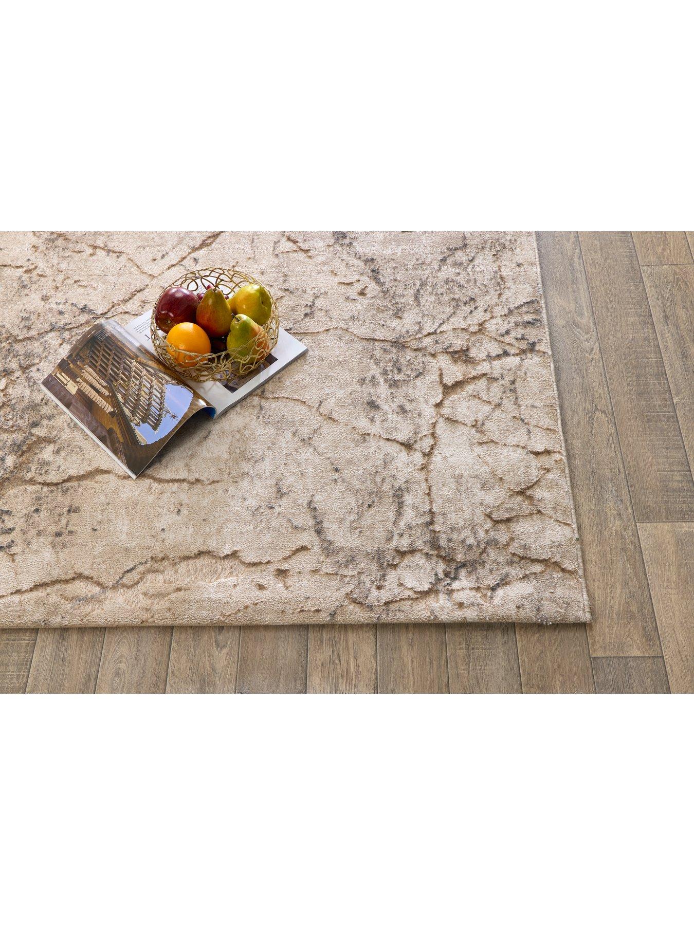 Image 3 of 5 of The Very Collection Calacatta Earth/Natural Rug
