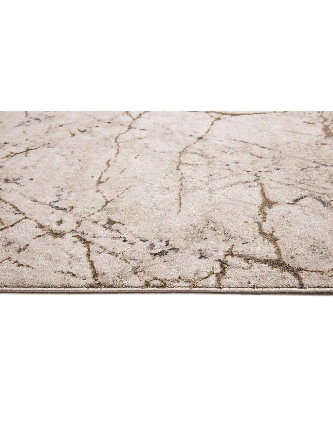 Image 4 of 5 of The Very Collection Calacatta Earth/Natural Rug