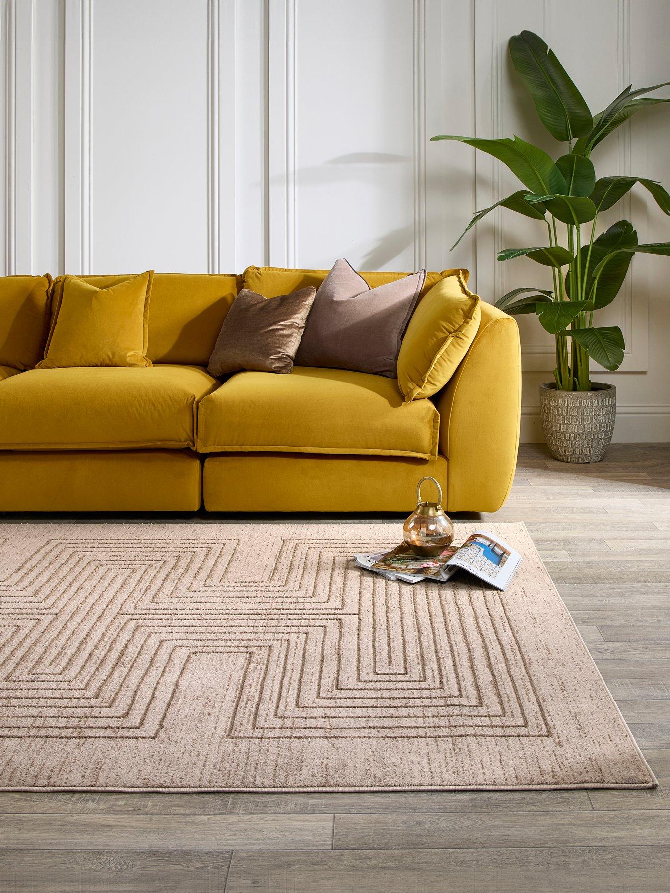 The Very Collection Calacatta Lines Natural Rug