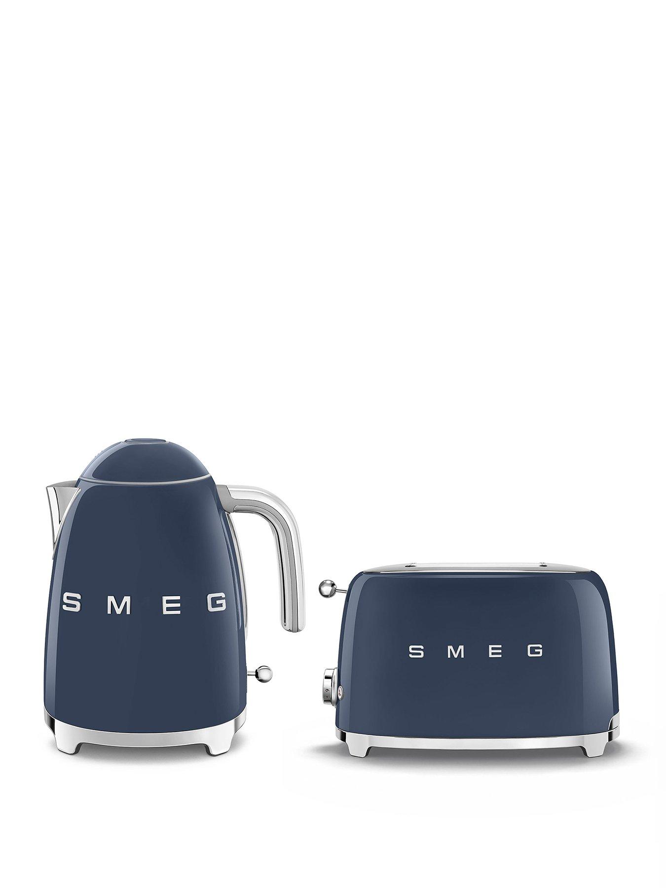 Image 1 of 7 of Smeg Kettle and 2 Slice Toaster, Navy