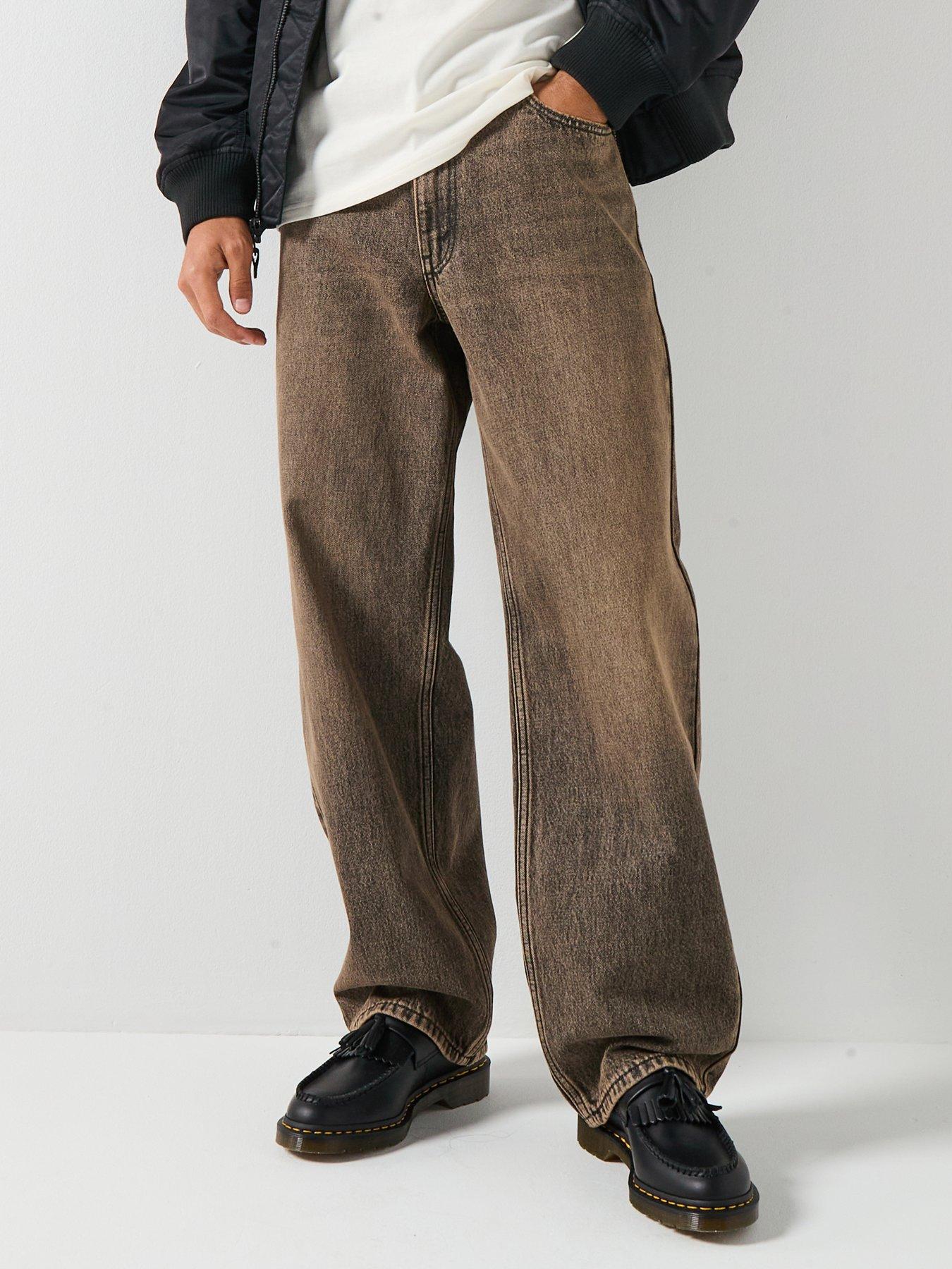 Levi's Levis 578 Baggy Fit Jeans, Dark Grey, Size 34R, Men
