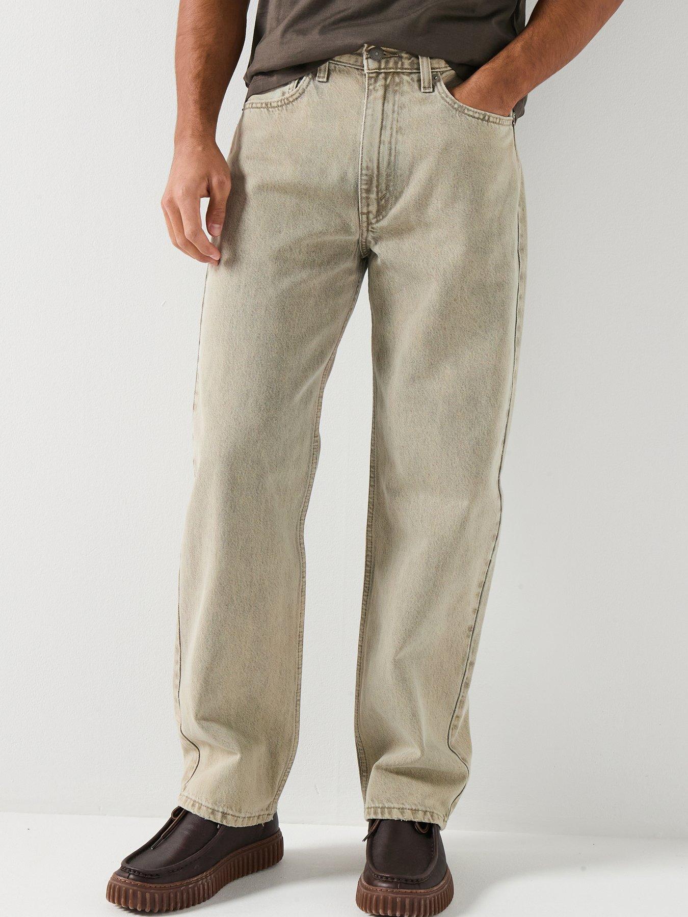 Image 1 of 6 of Levi's 565 Loose Straight Fit Jeans - Thats The Answer Over Dye Grey