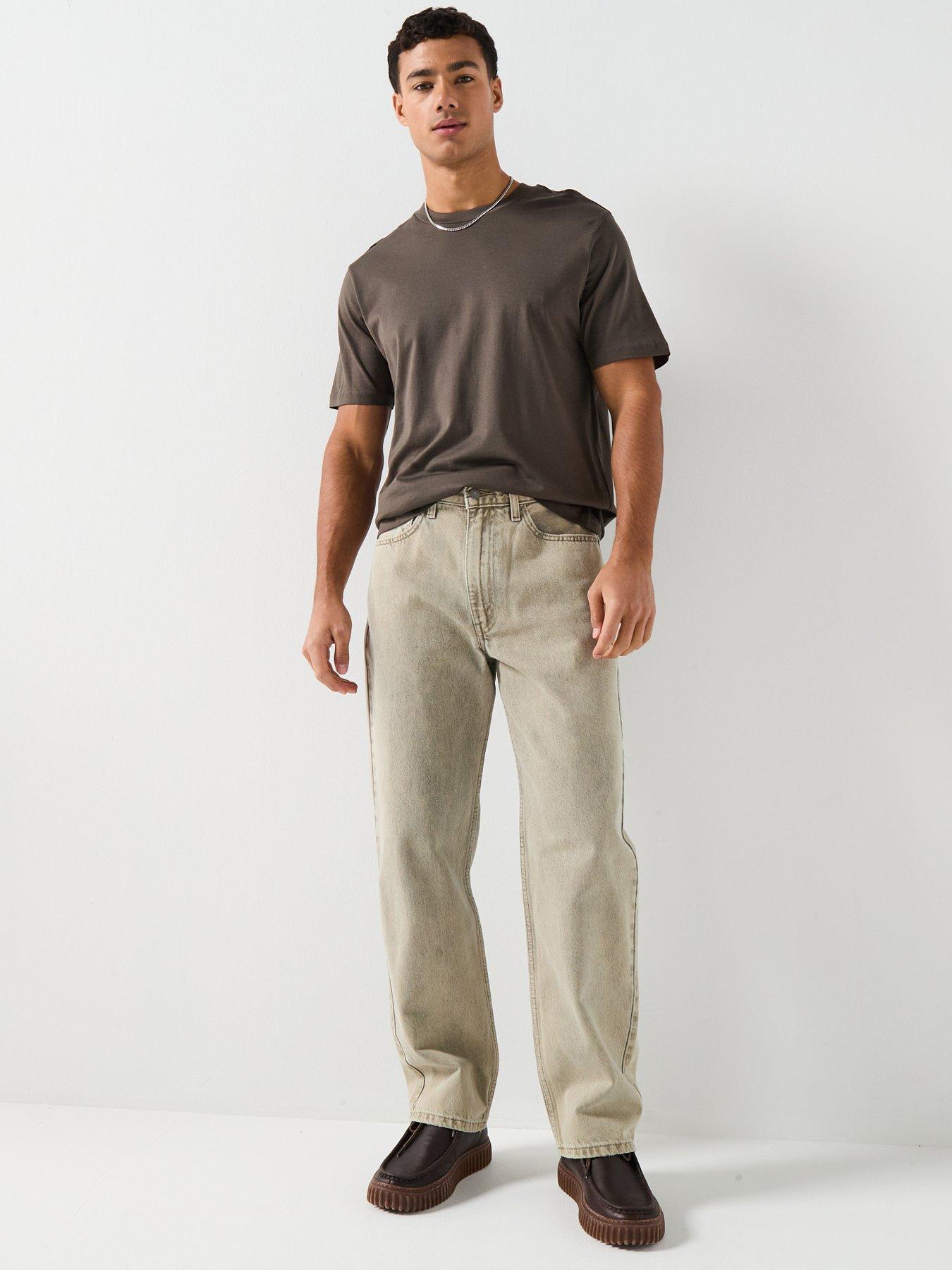 Image 5 of 6 of Levi's 565 Loose Straight Fit Jeans - Thats The Answer Over Dye Grey