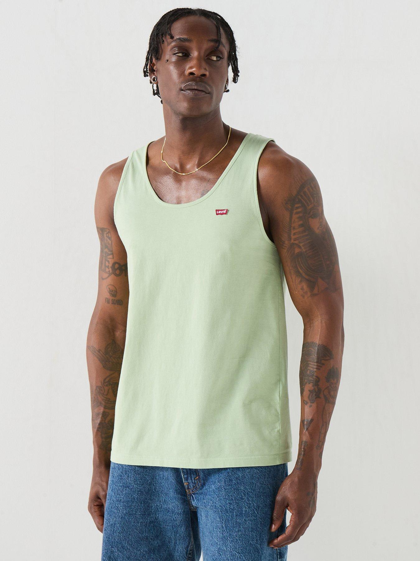 Levi's Housemark Vest, Green, Size Xl, Men