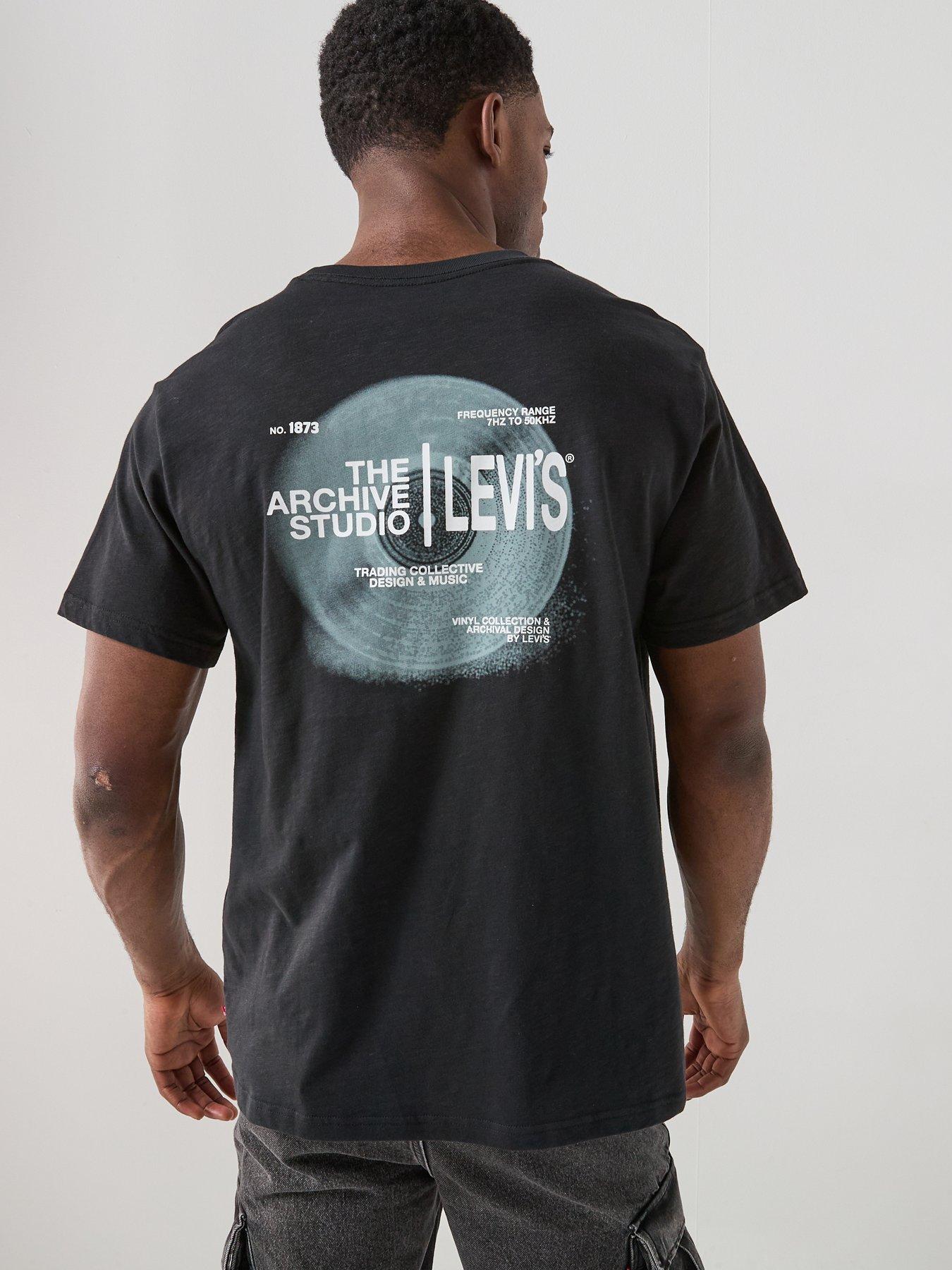 Levi's Records Back Graphic Relaxed Fit T-Shirt - Black