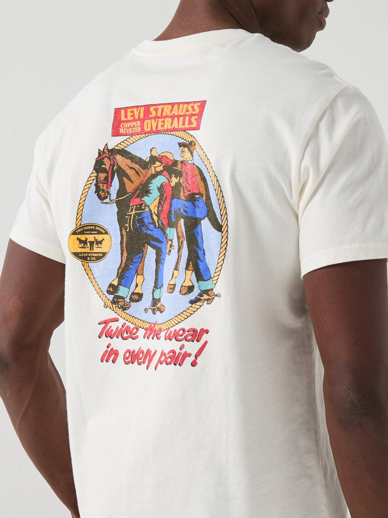 Levi's Back Graphic Relaxed Fit T-Shirt - White