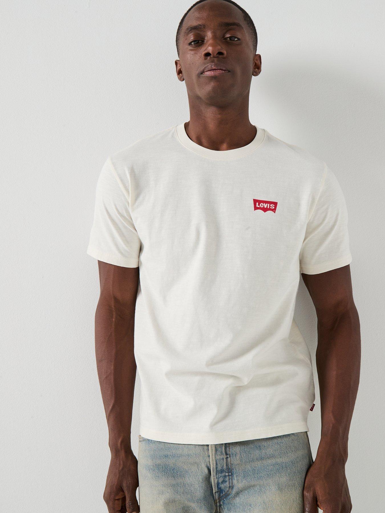 Image 2 of 6 of Levi's Lasso Back Graphic Relaxed Fit T-Shirt - White