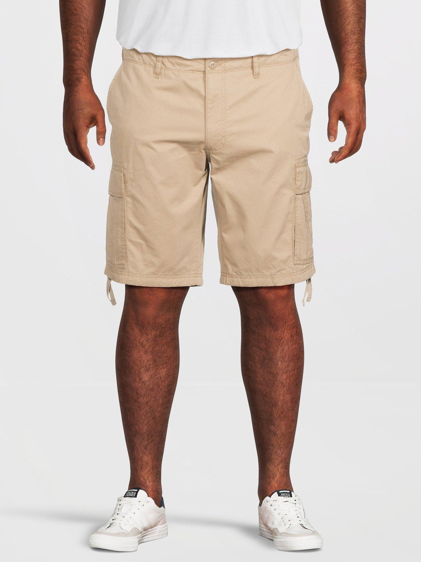 Image 1 of 5 of Jack & Jones Plus Cole Frank Cargo Shorts - Beige