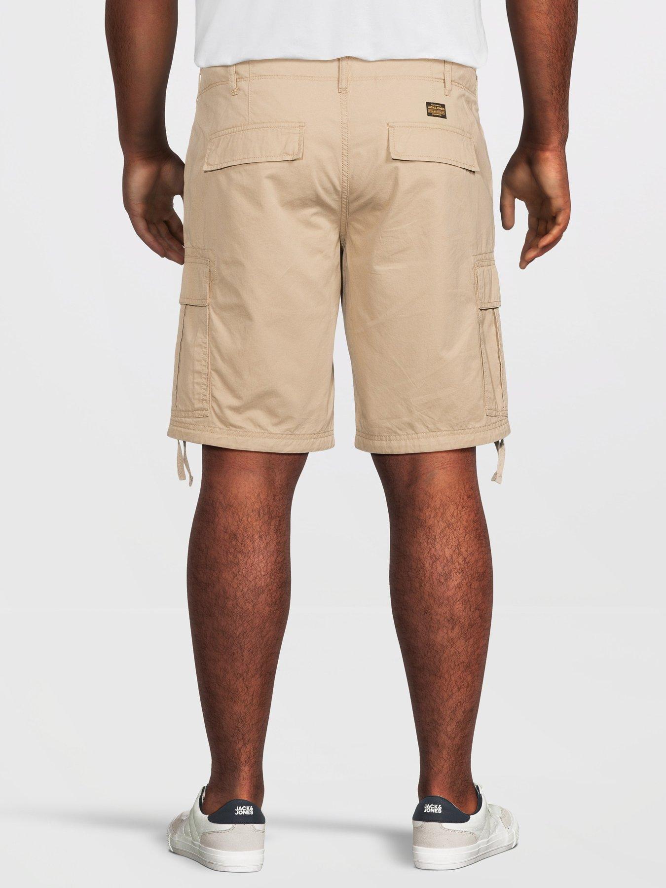 Image 2 of 5 of Jack & Jones Plus Cole Frank Cargo Shorts - Beige