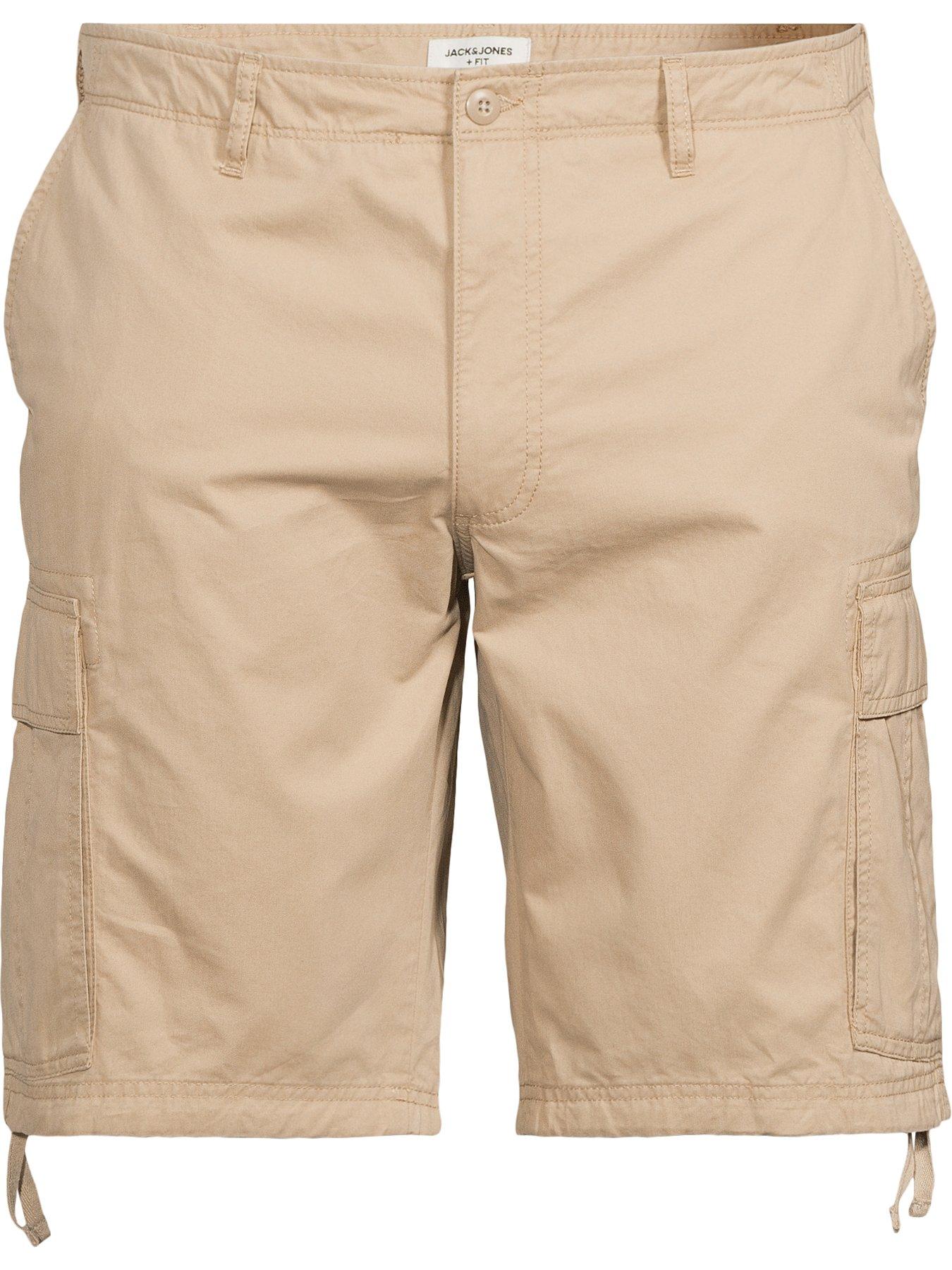 Image 5 of 5 of Jack & Jones Plus Cole Frank Cargo Shorts - Beige
