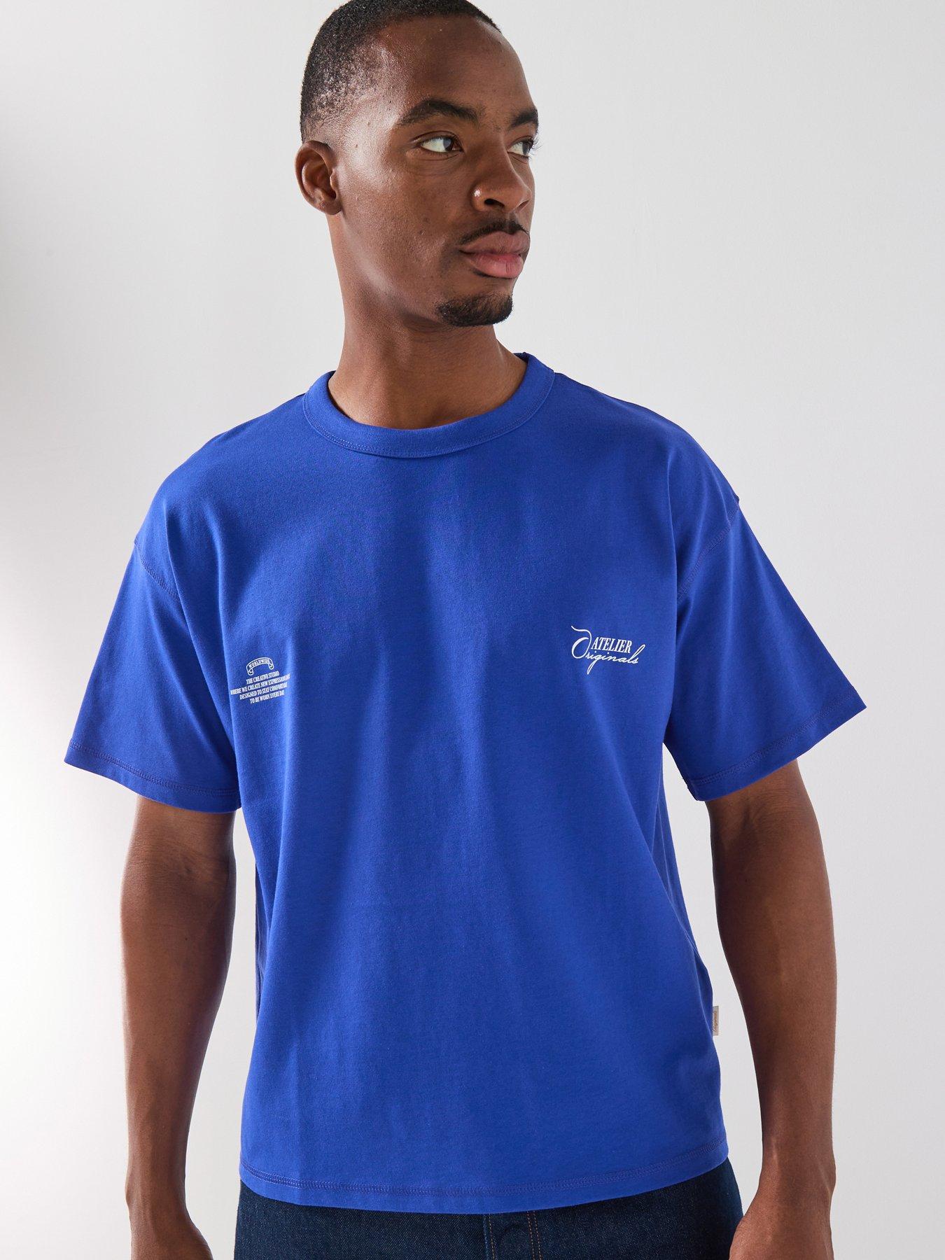 Jack & Jones Typographic T-Shirt - Blue