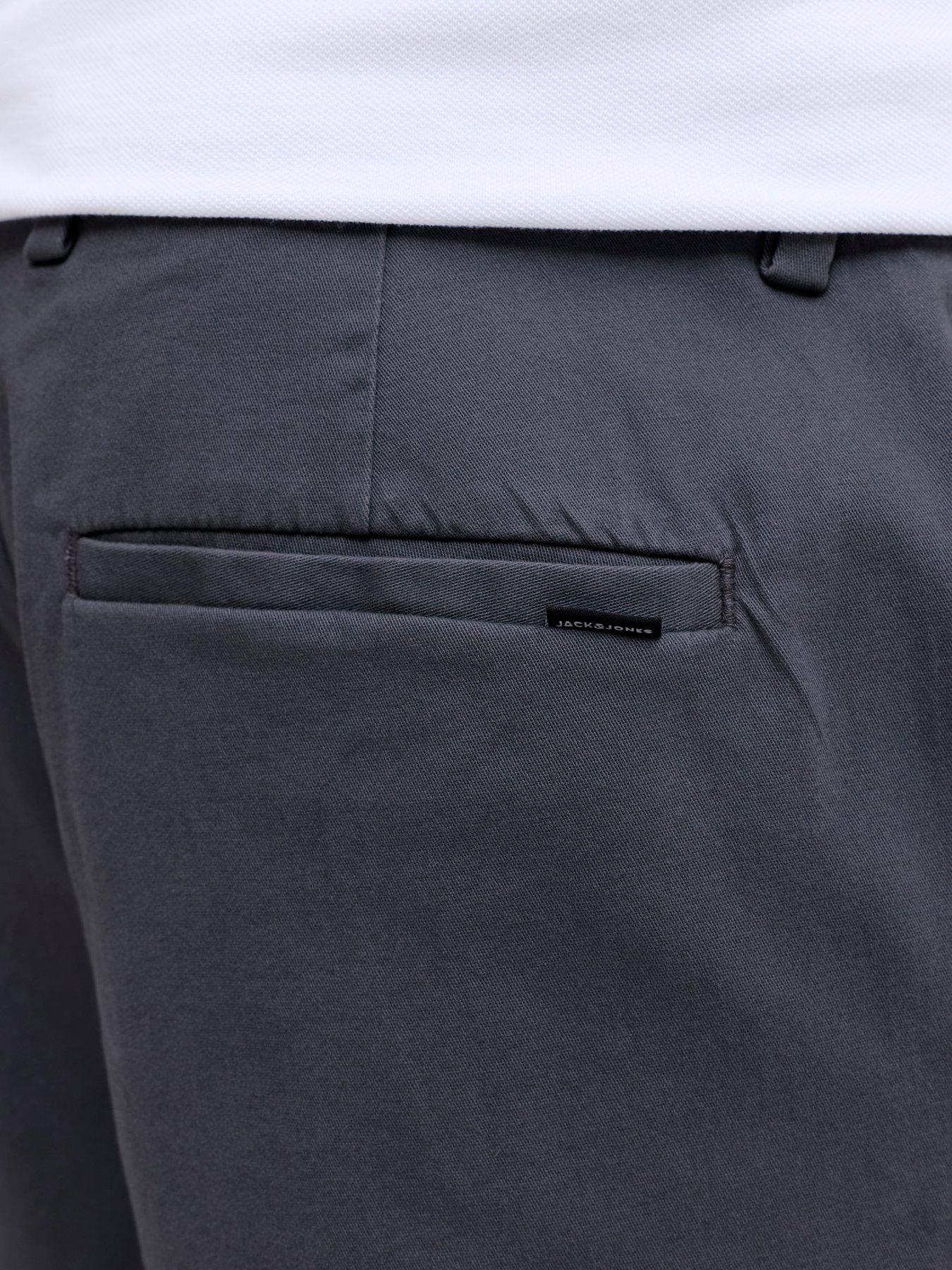 Image 7 of 7 of Jack & Jones Marco Dylan Chino Shorts 2 Pack - Black/Grey