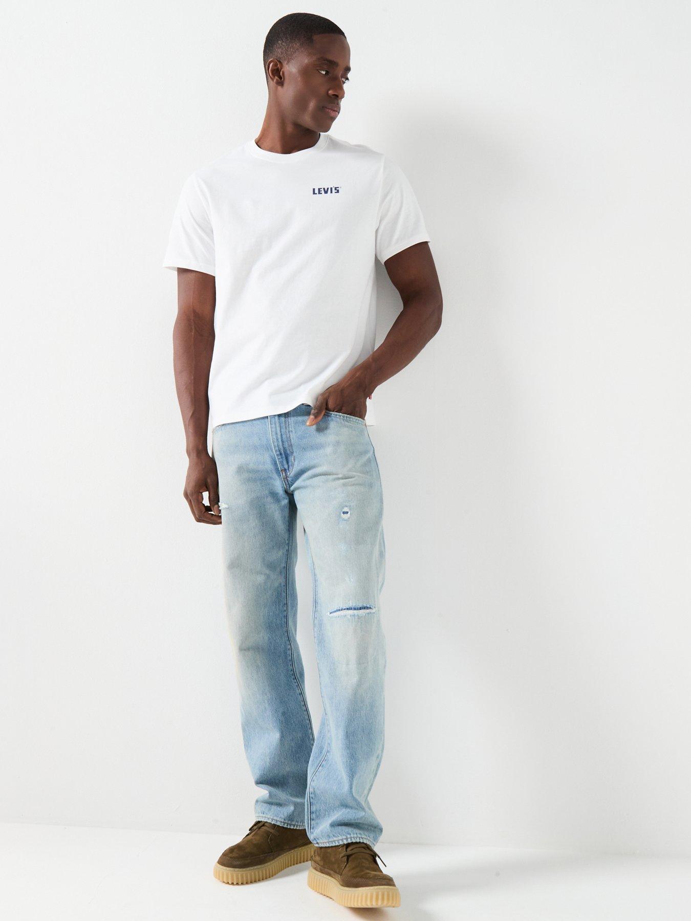 Image 3 of 6 of Levi's Western Back Graphic Relaxed Fit T-Shirt - White