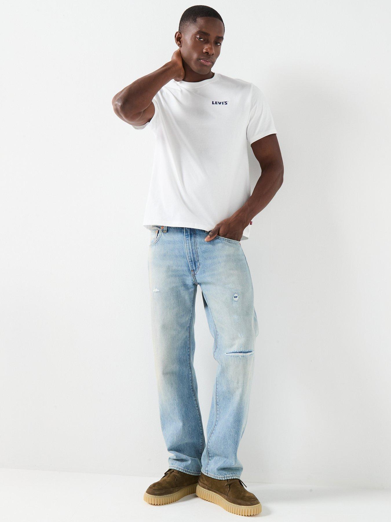 Image 6 of 6 of Levi's Western Back Graphic Relaxed Fit T-Shirt - White