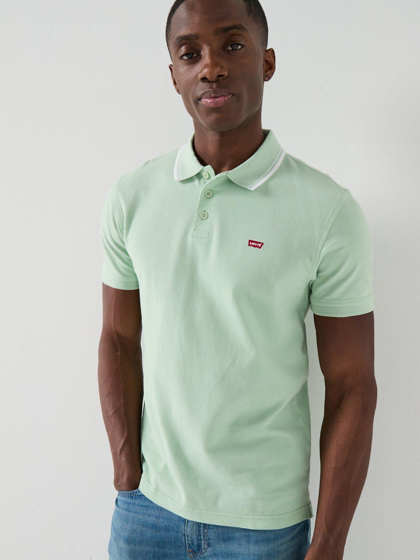 Levi's Housemark Tipped Polo - Light Green
