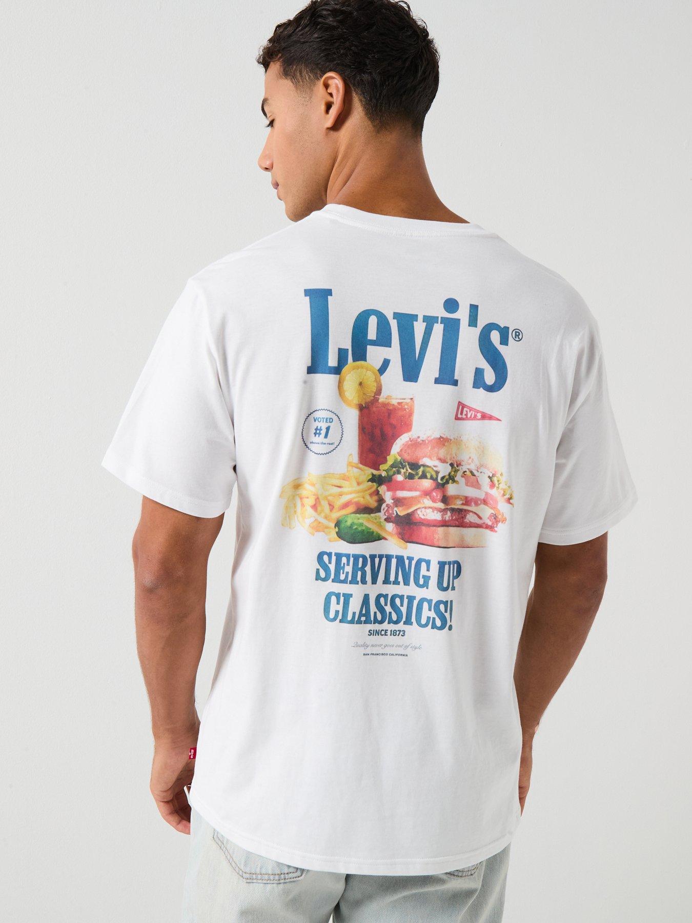 Image 1 of 6 of Levi's Levi's Serving Up Classics Back Graphic Relaxed Fit T-shirt
