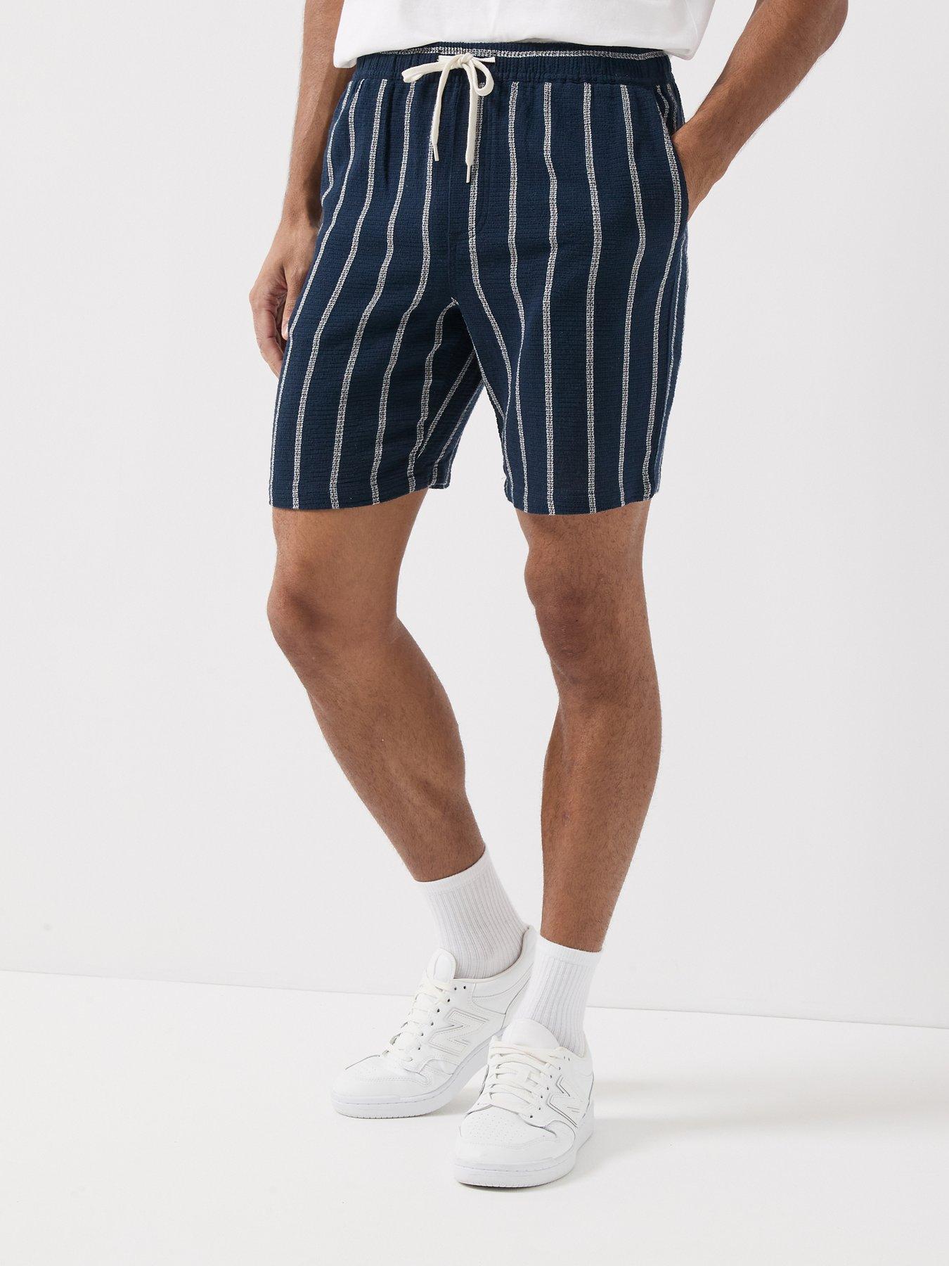 Jack & Jones Jaiden Coba Stripe Shorts - Sky Captain