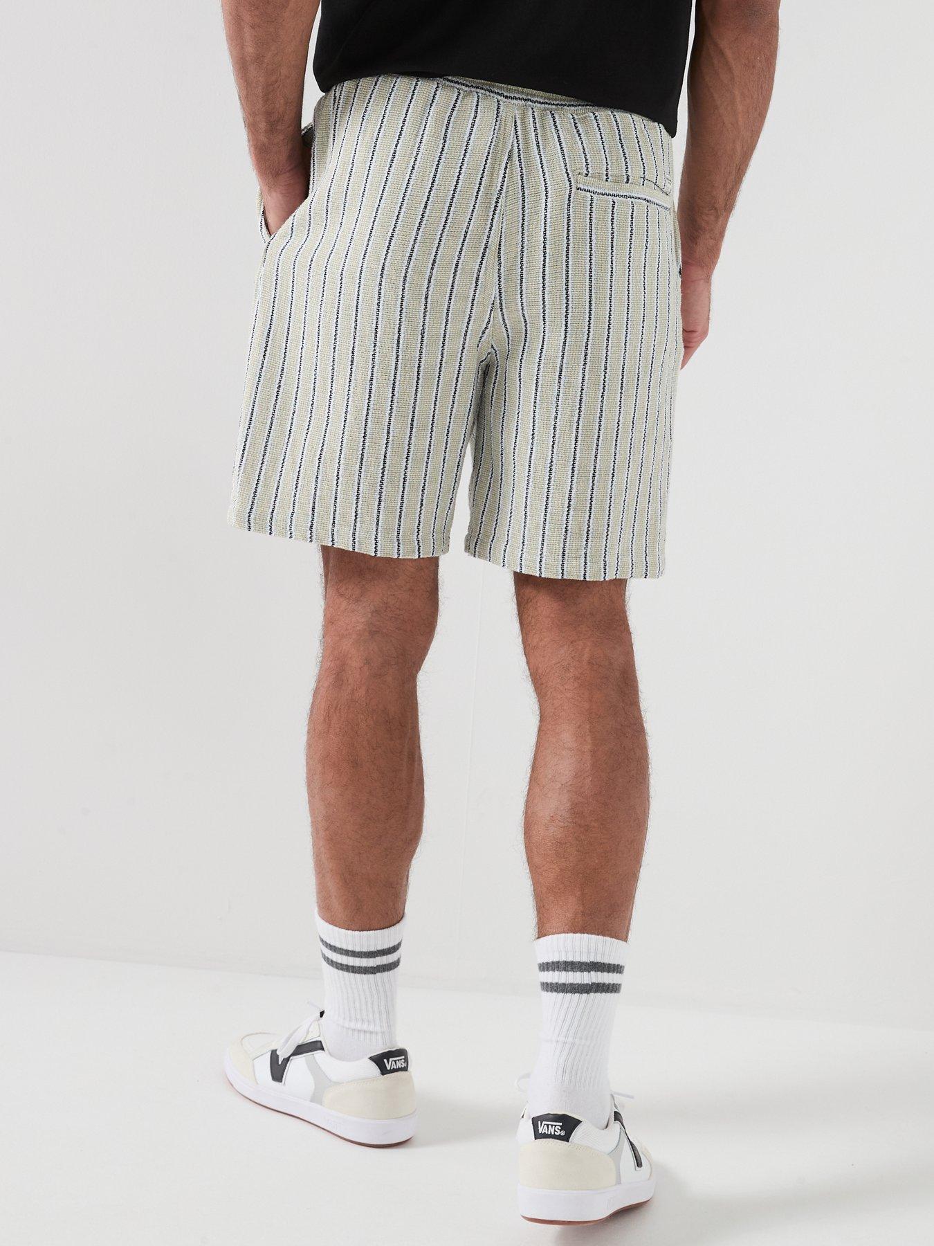 Image 2 of 5 of Jack & Jones Jaiden Coba Stripe Jogger Shorts - Tea