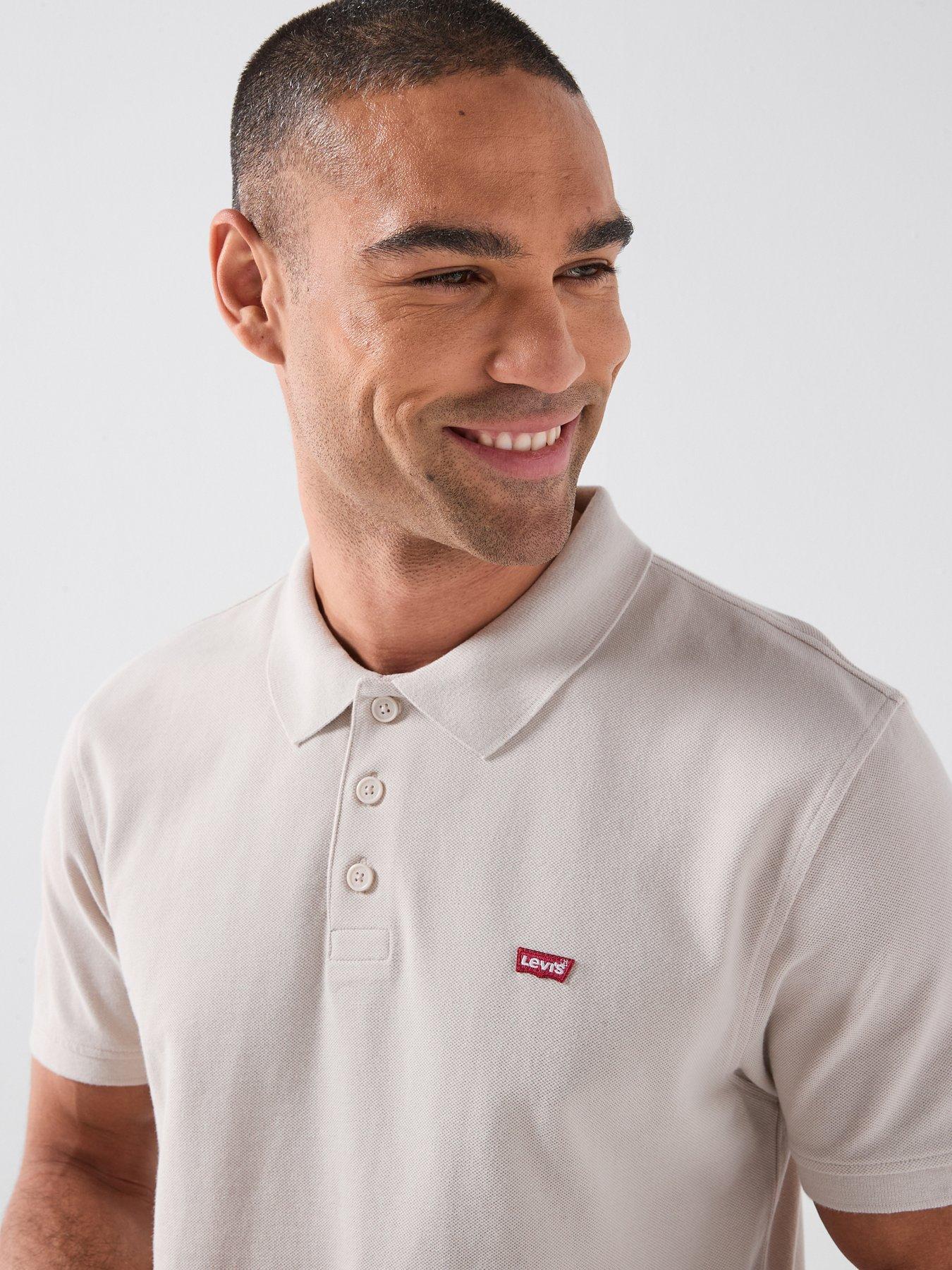 Image 4 of 4 of Levi's Housemark Logo Polo Shirt - Beige