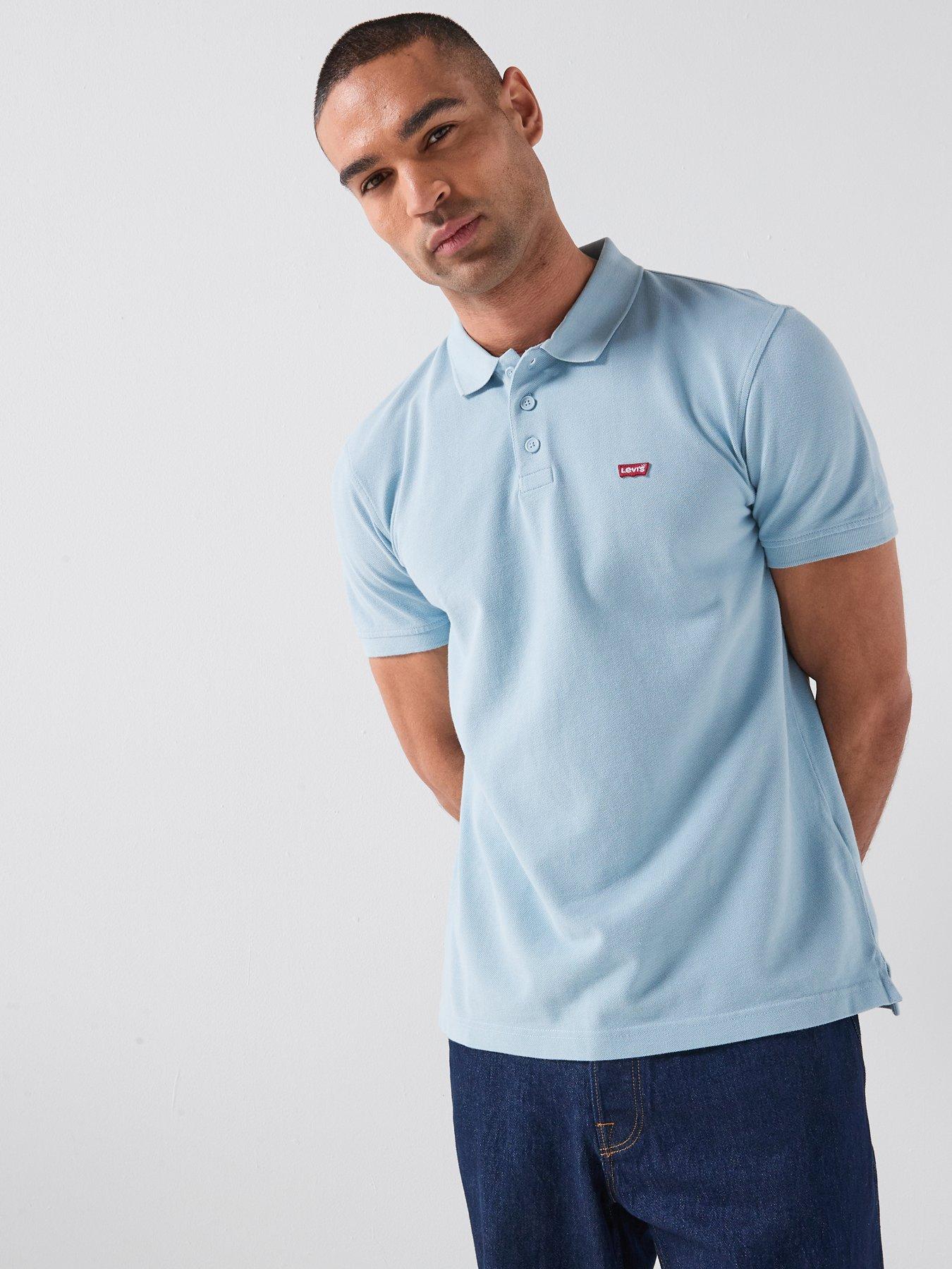Levi's Housemark Logo Polo Shirt - Light Blue