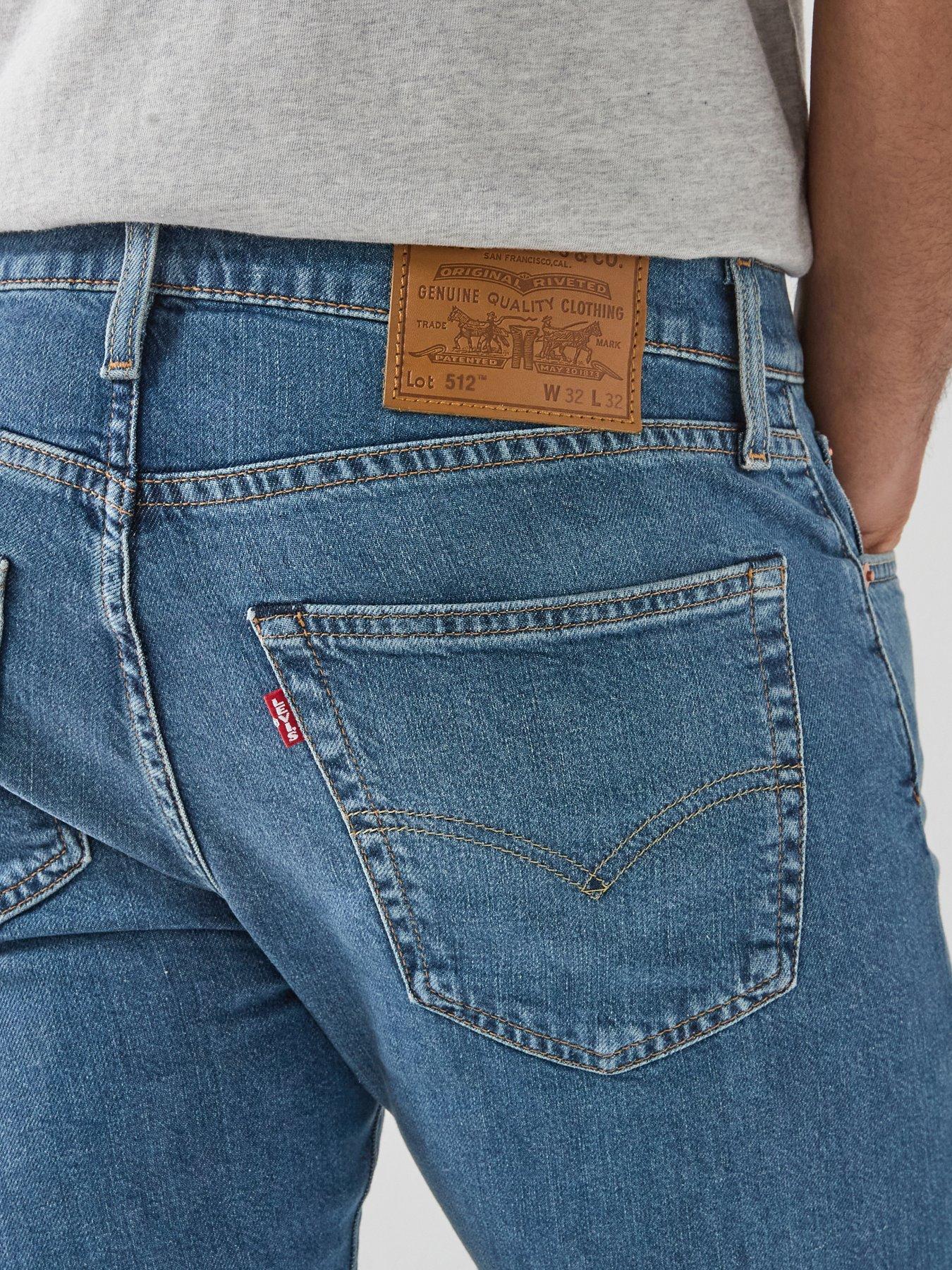 Image 4 of 5 of Levi's 512 Slim Taper Fit Jeans - Rainy Afternoon