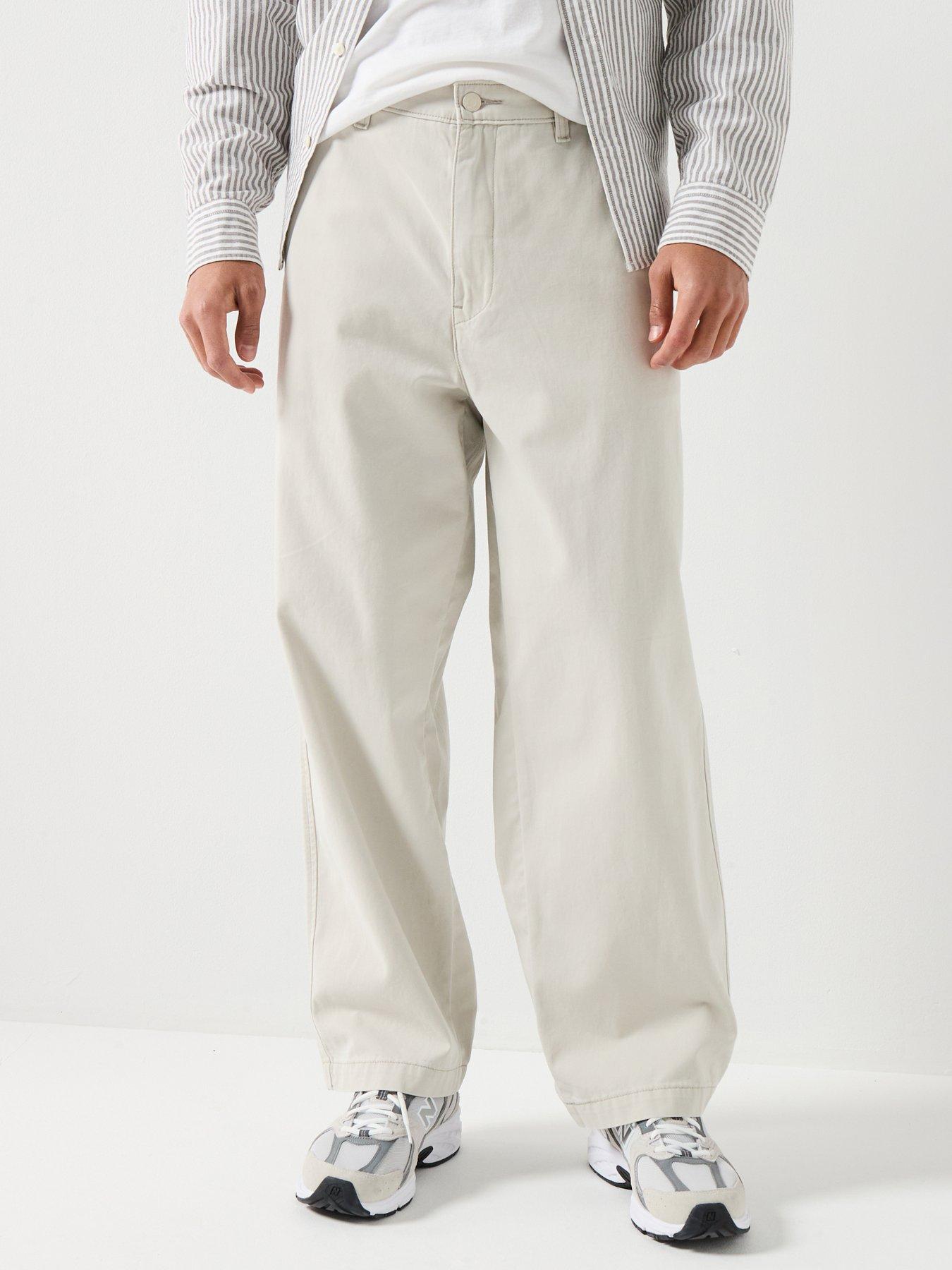 Levi's Xx Baggy Fit Chinos, Cream, Size 32R, Men