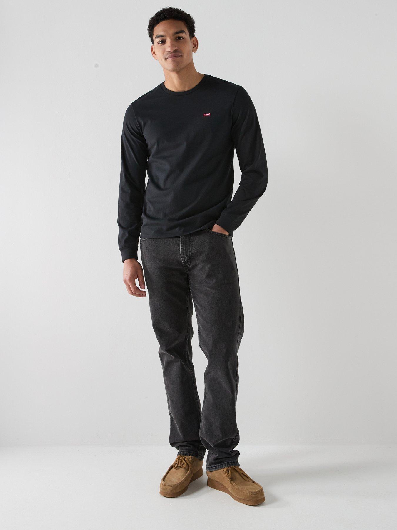 Image 3 of 5 of Levi's Original House Mark Long Sleeve T-Shirt - Black