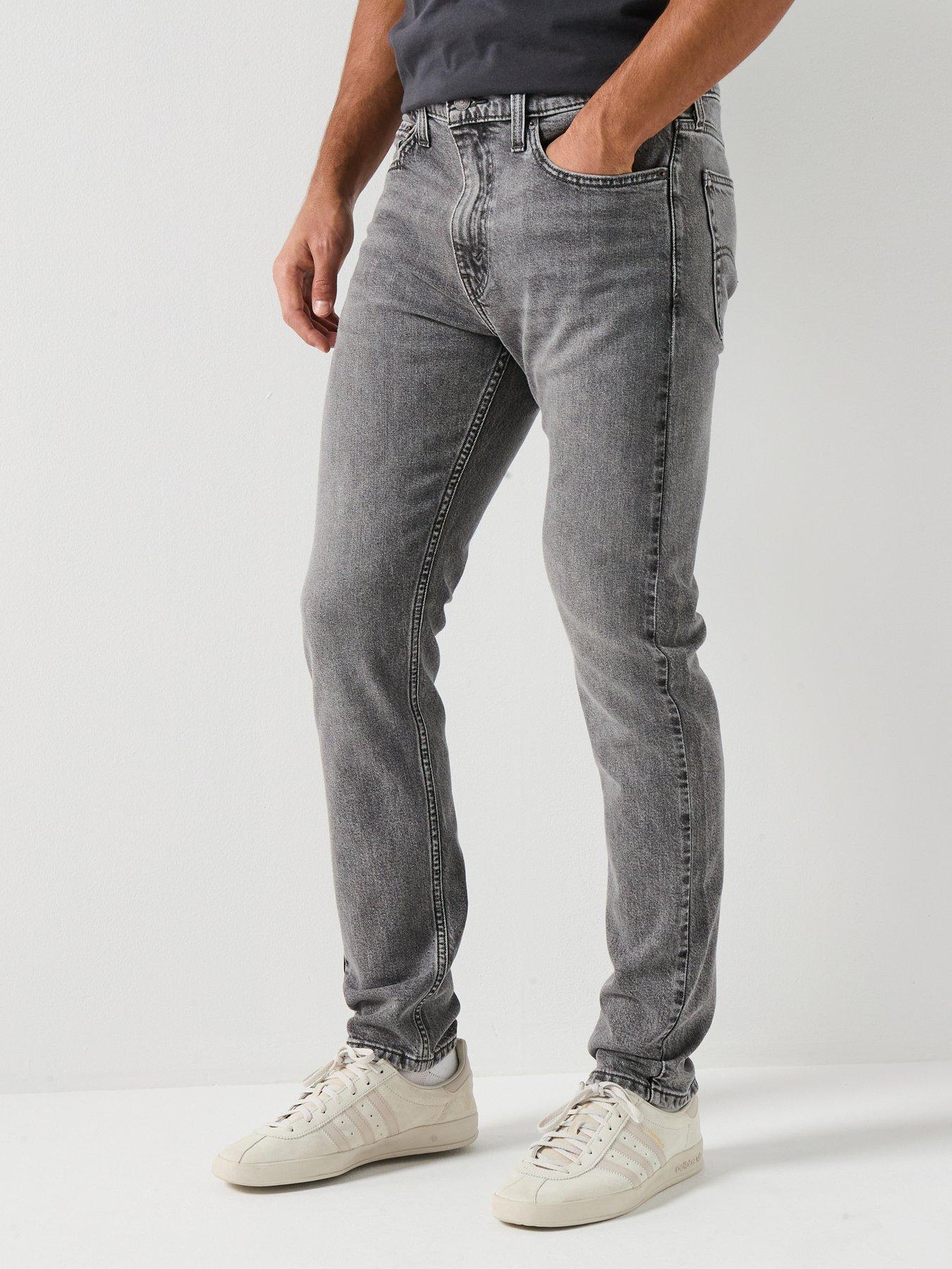 Levi's 510 Skinny Fit Jeans, Grey, Size 30R, Men