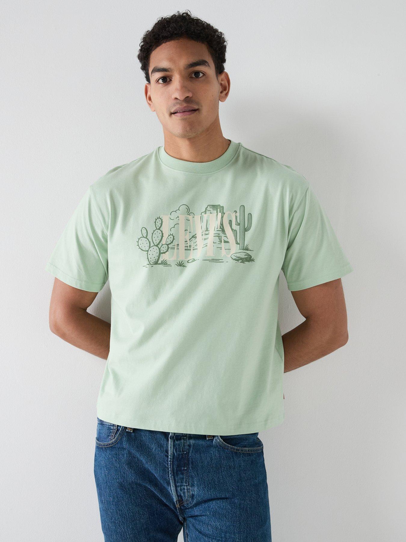 Levi's Western Graphic Boxy Fit T-Shirt - Green