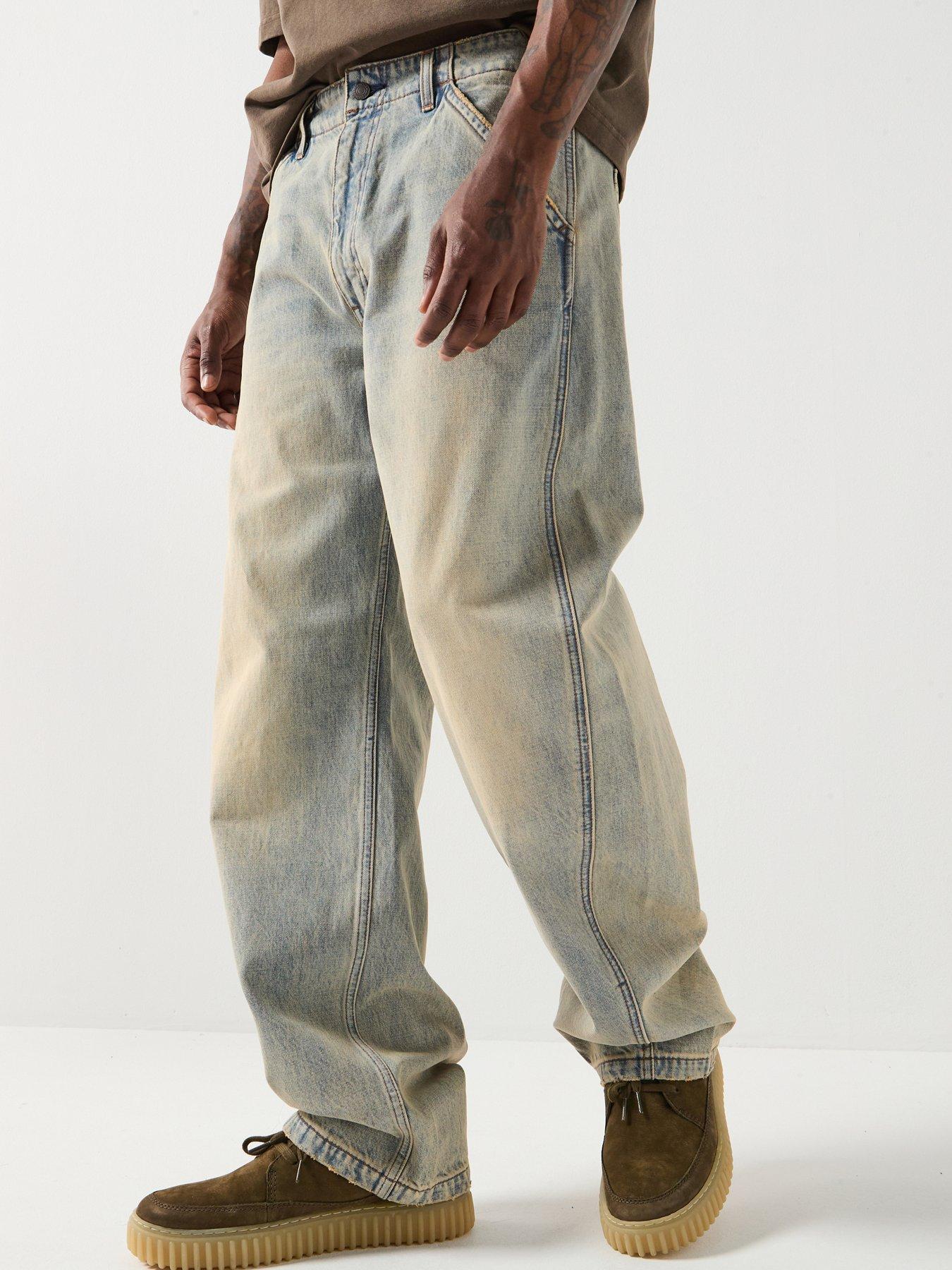 Levi's Baggy Barrel Fit Jeans, Light Blue, Size 32R, Men