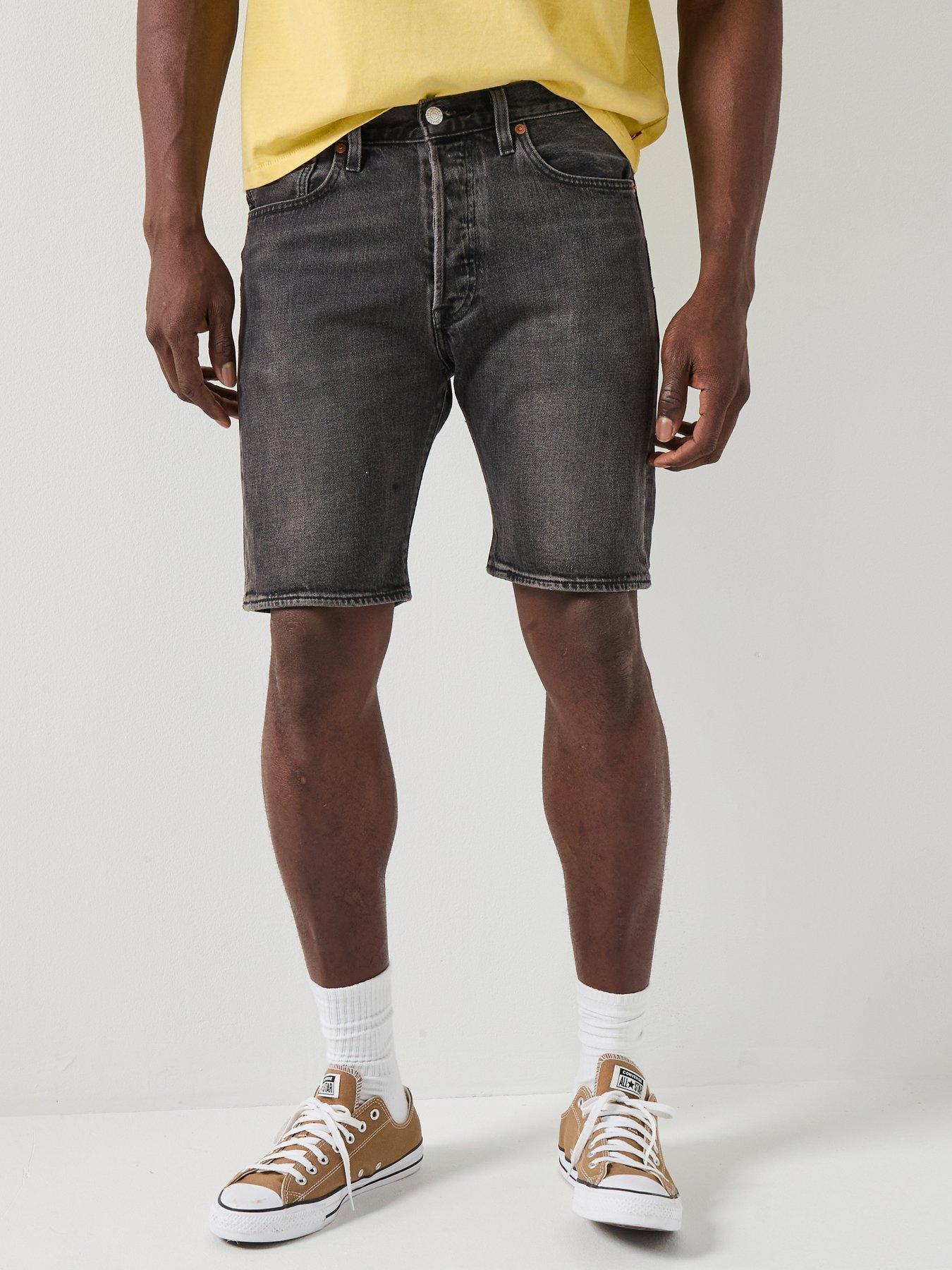 Levi's 501 Original Denim Shorts, Black, Size 32, Men