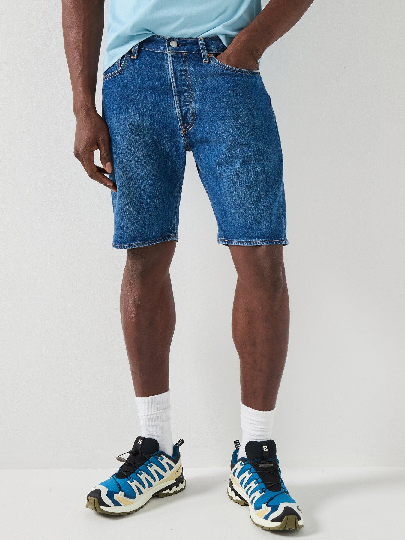 Levi's 501 Original Denim Shorts, Dark Blue, Size 32, Men
