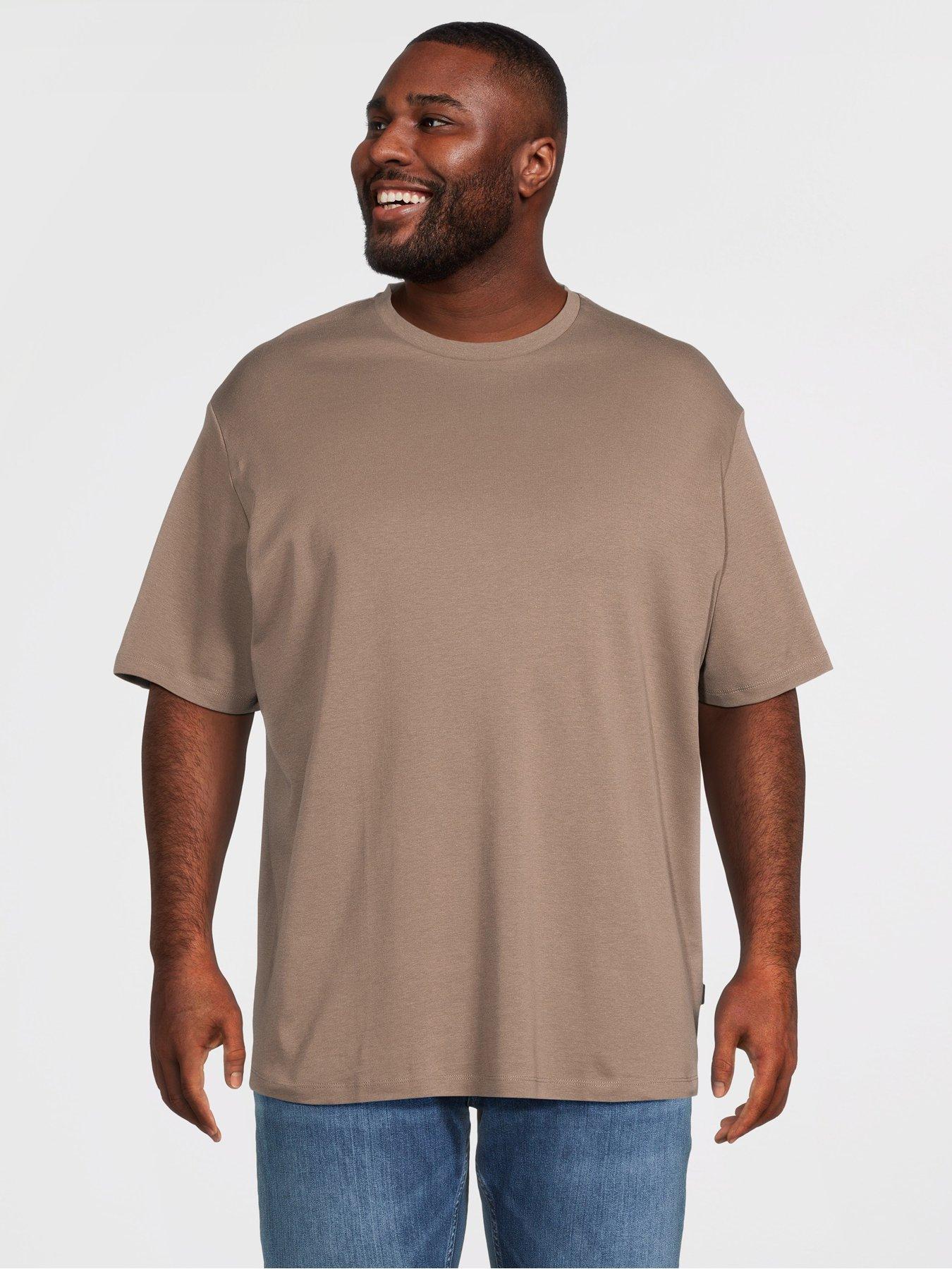 Jack & Jones Plus Premium Summer Graphic T-Shirt - Brown