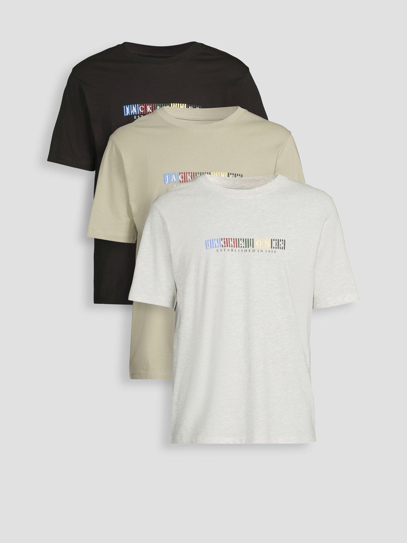 Jack & Jones Branding Short Sleeve T-Shirt 3Pk